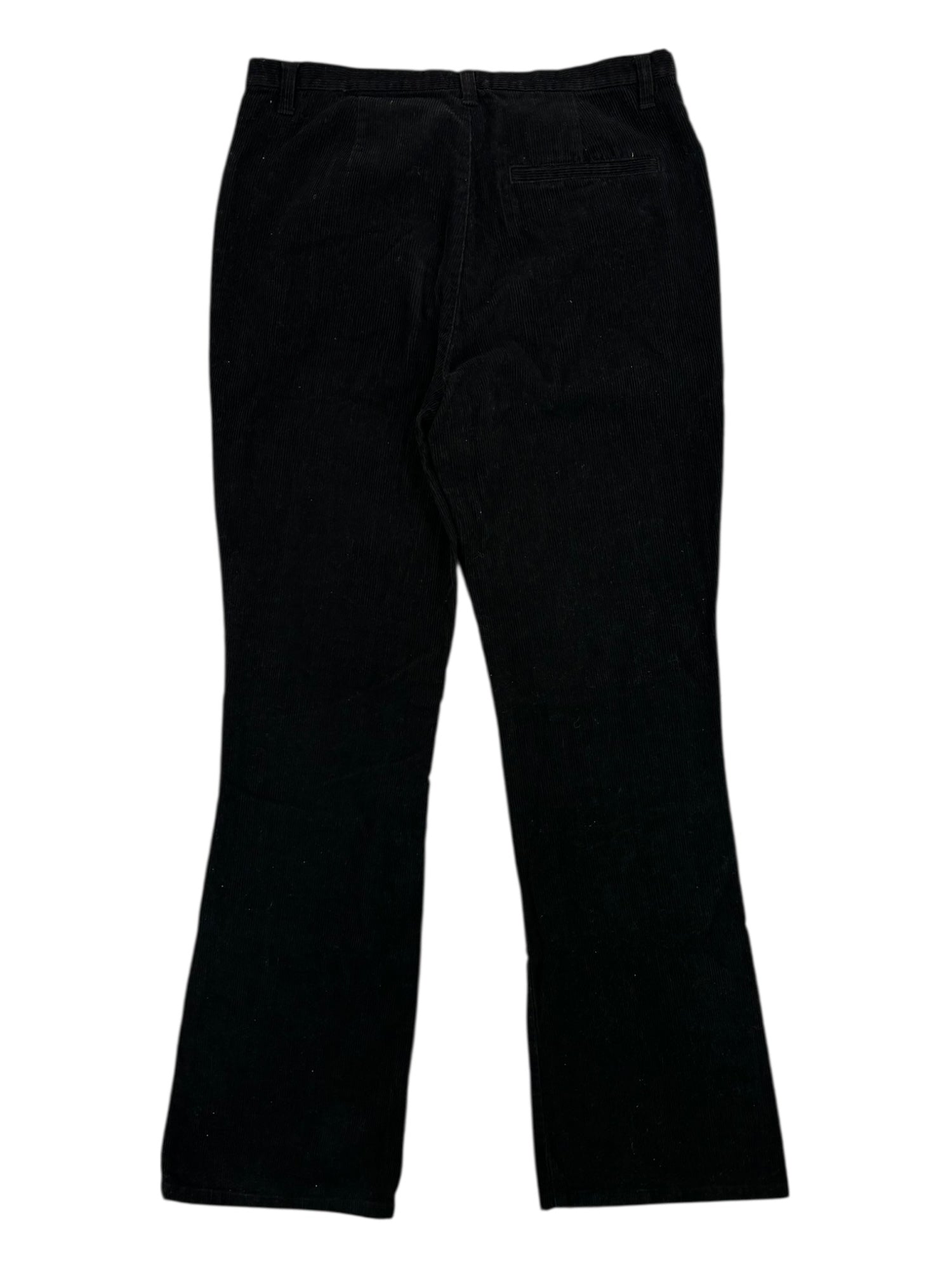 (30) Black Corduroy Flare Pants