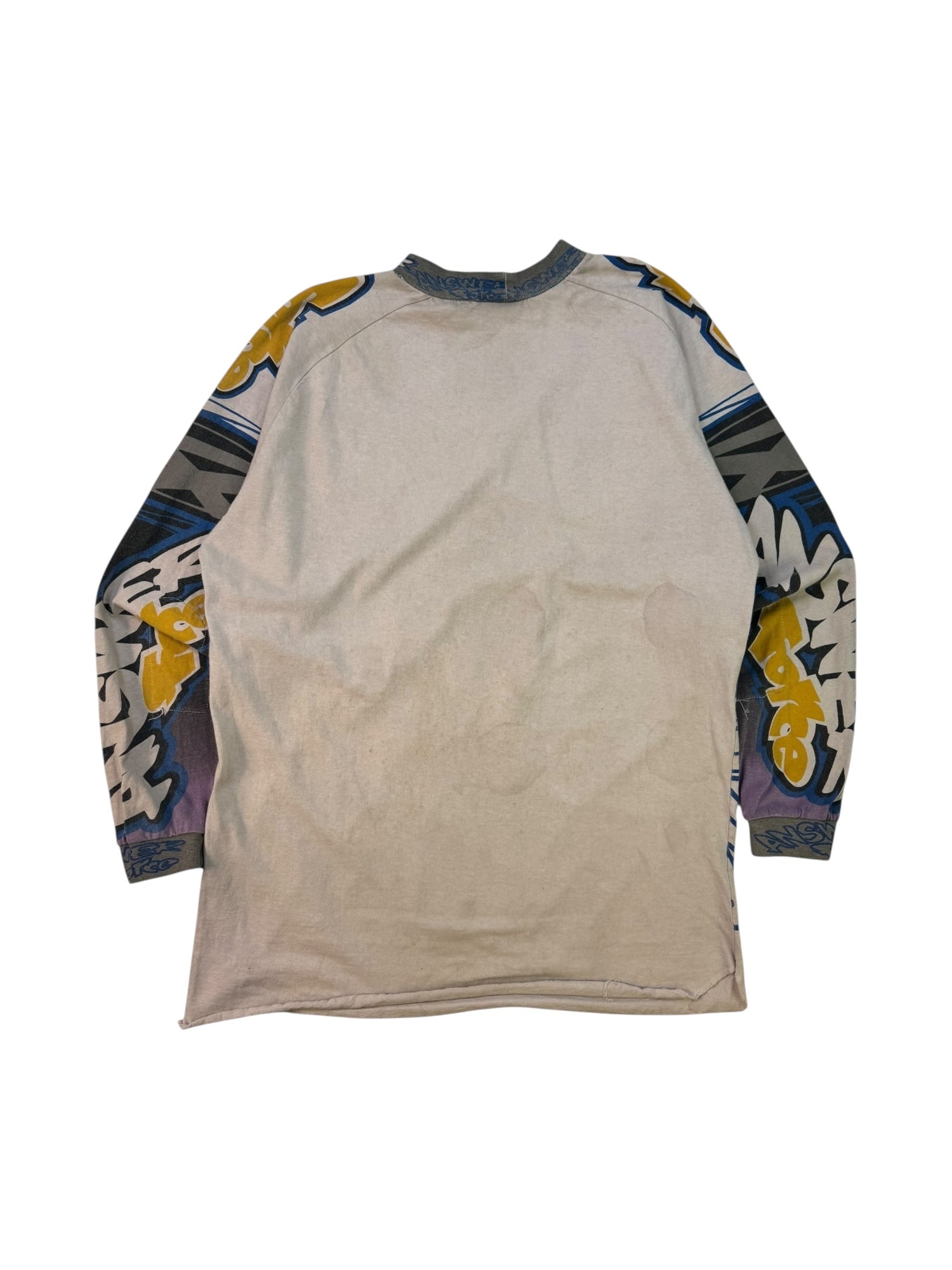 (XL) Answer Racing Distressed Long Sleeve