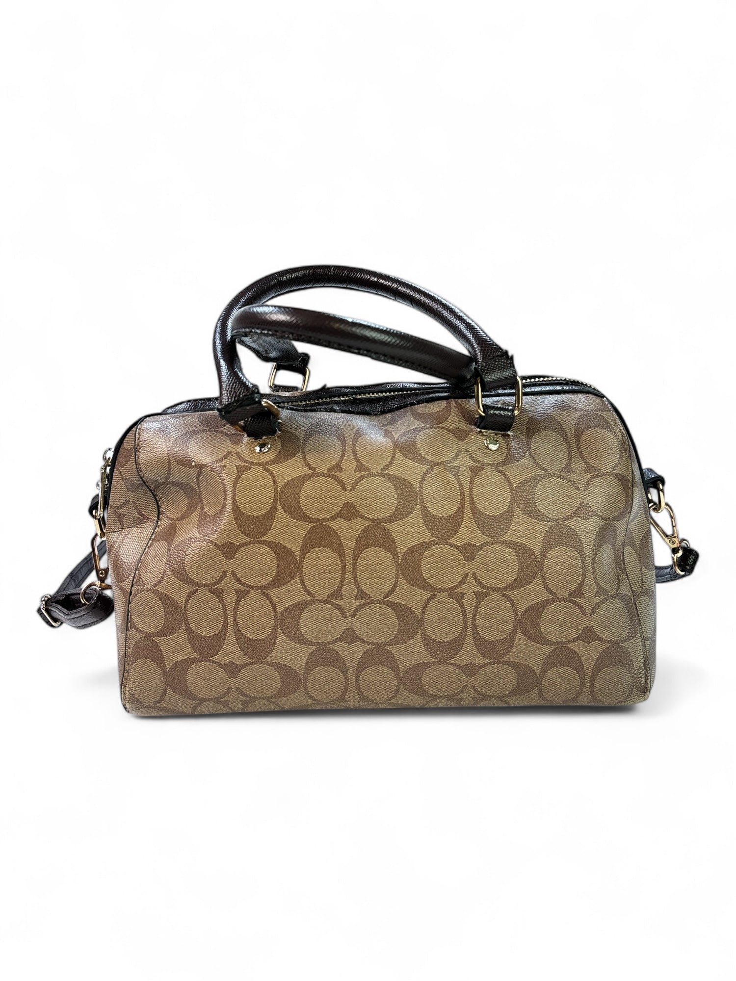 Coach Monogram Barrel Bag