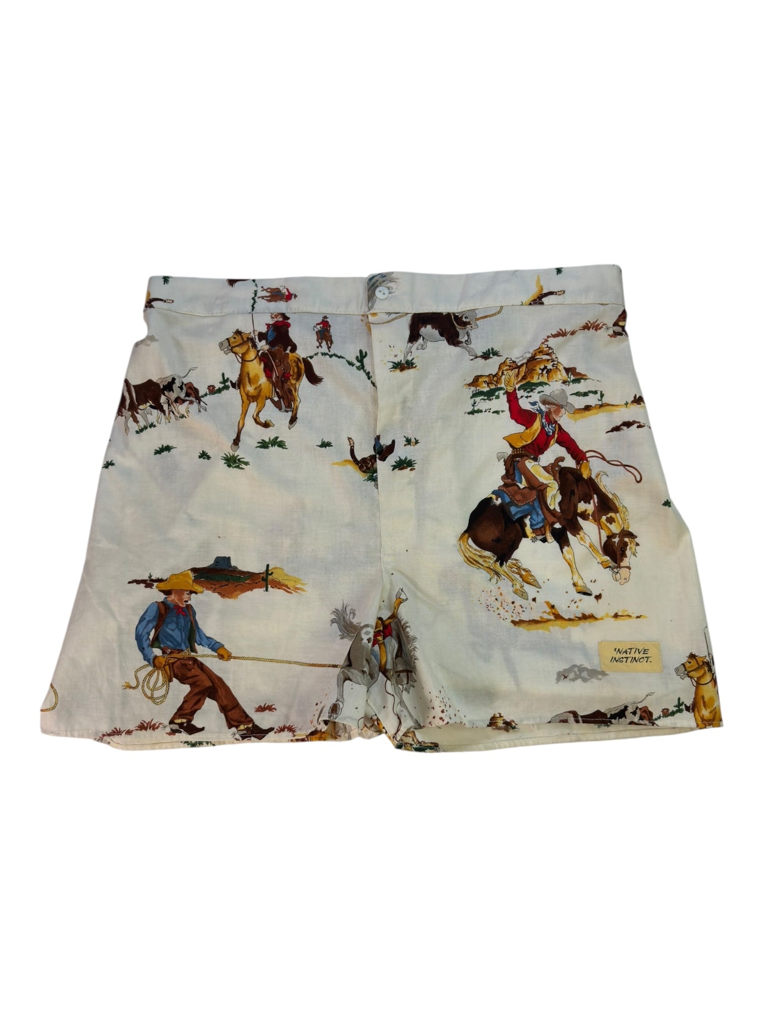 (30) Vintage Western Cotton Boxer Shorts