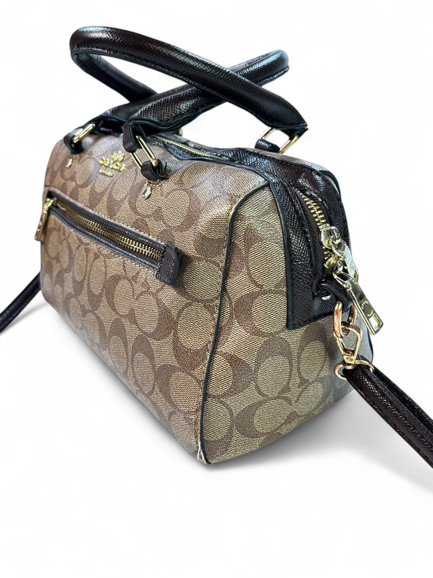 Coach Monogram Barrel Bag