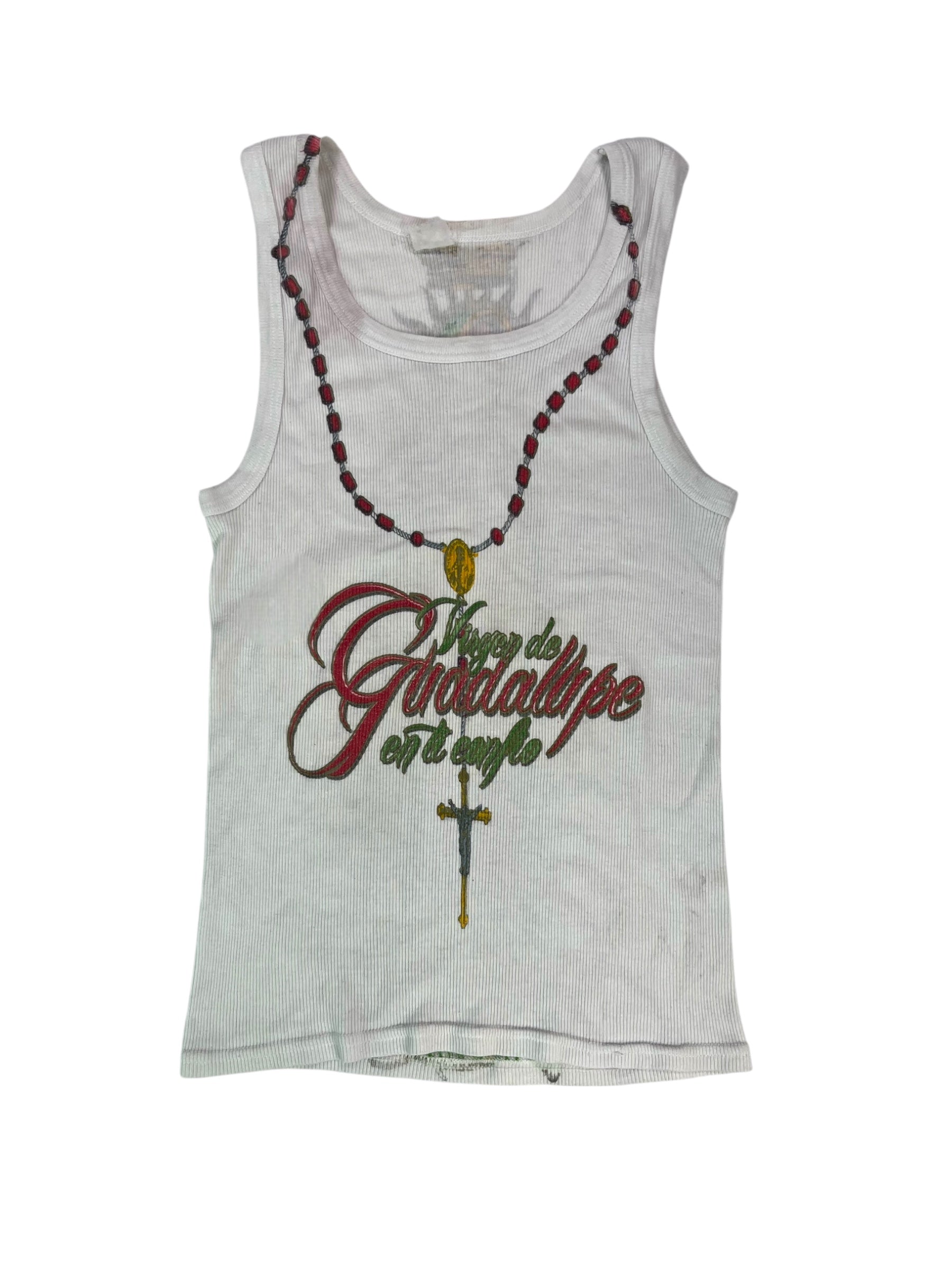 (L) Virgin Mary Ribbed Tank Top