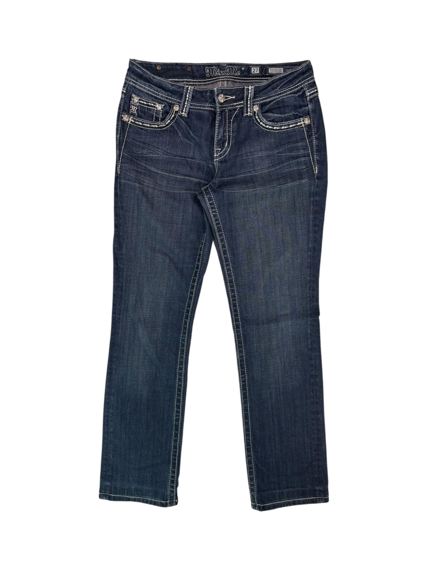 (28) Miss Me Embellished Straight Leg Jeans