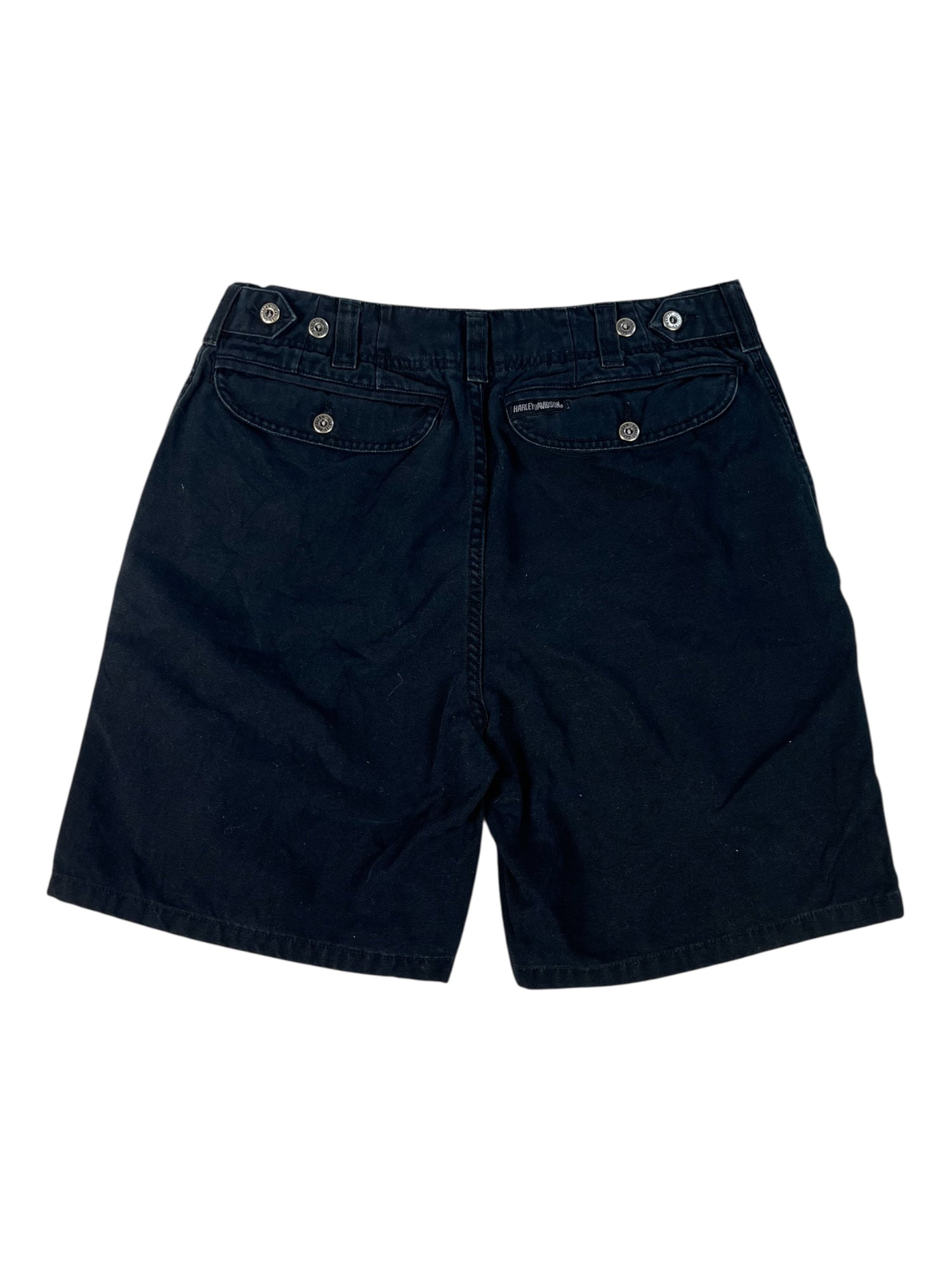 (31) Black Harley Davidson Shorts