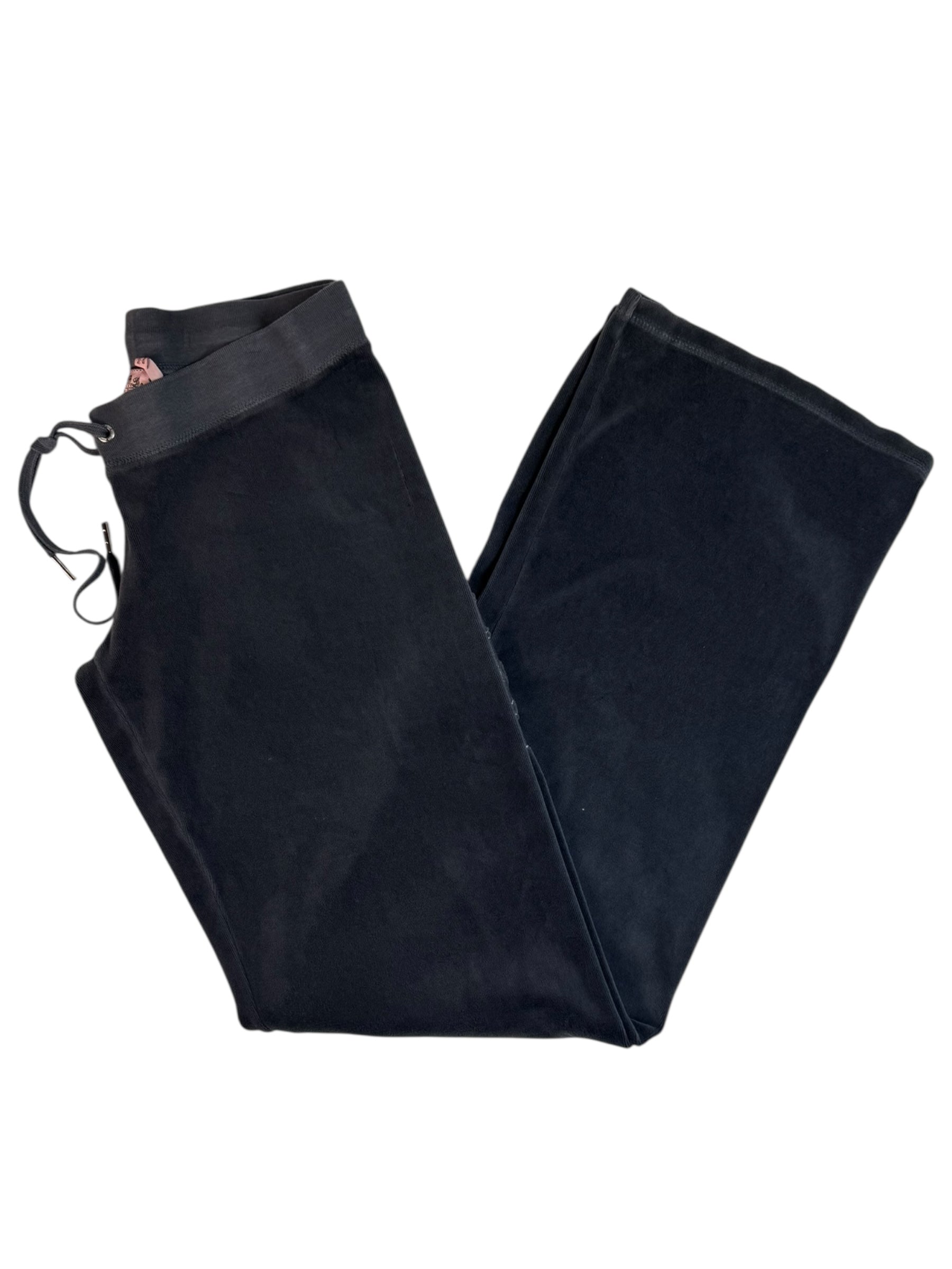 (XS) Grey Printed Juicy Couture Velour Pants
