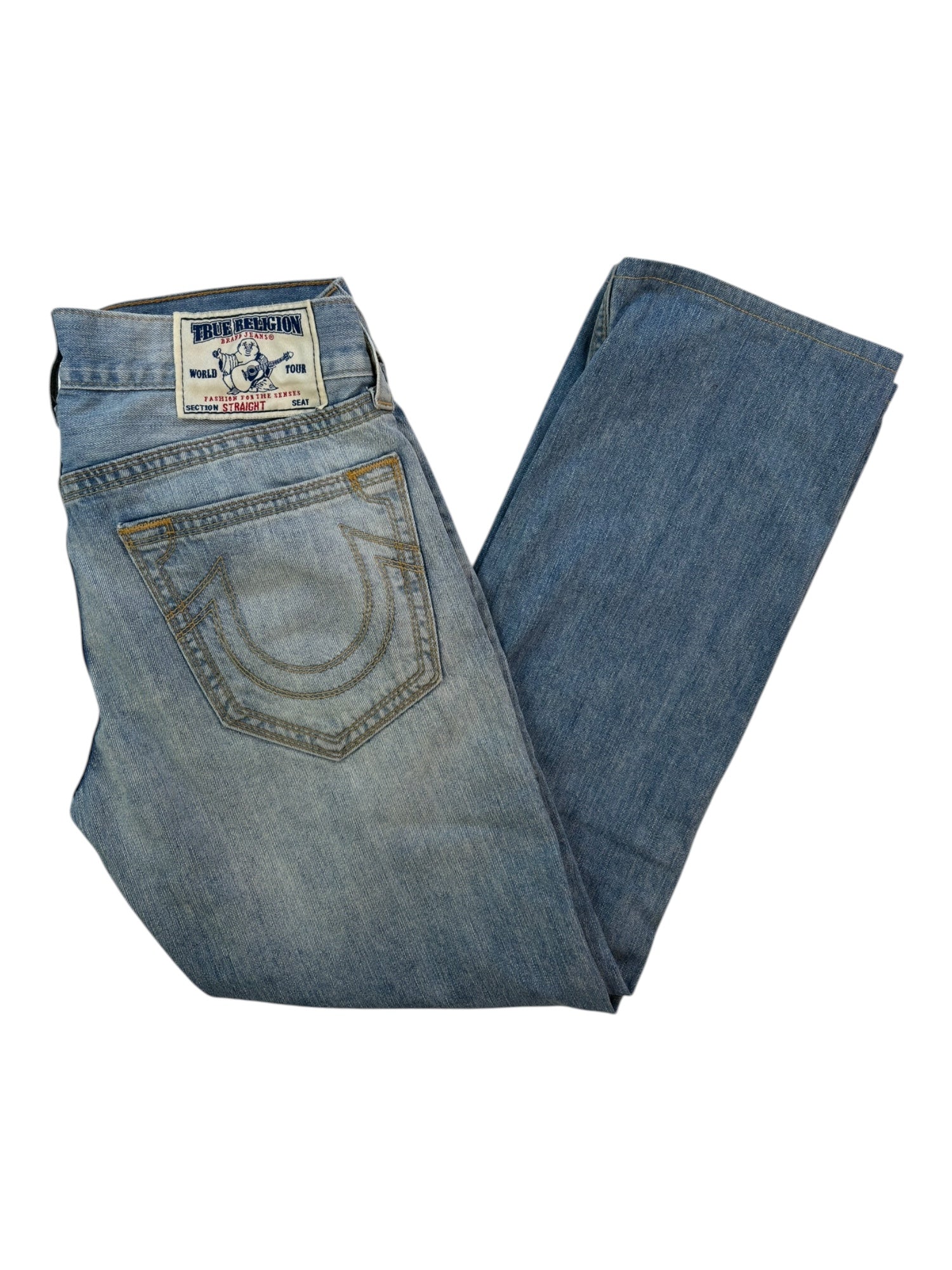 31) True Religion Light Wash Straight Leg Jeans – Sweet Like