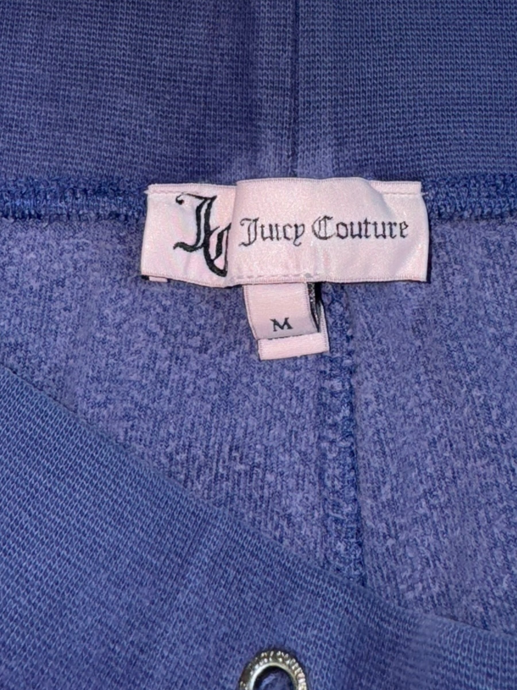 (M) Purple Printed Juicy Couture Velour Pants