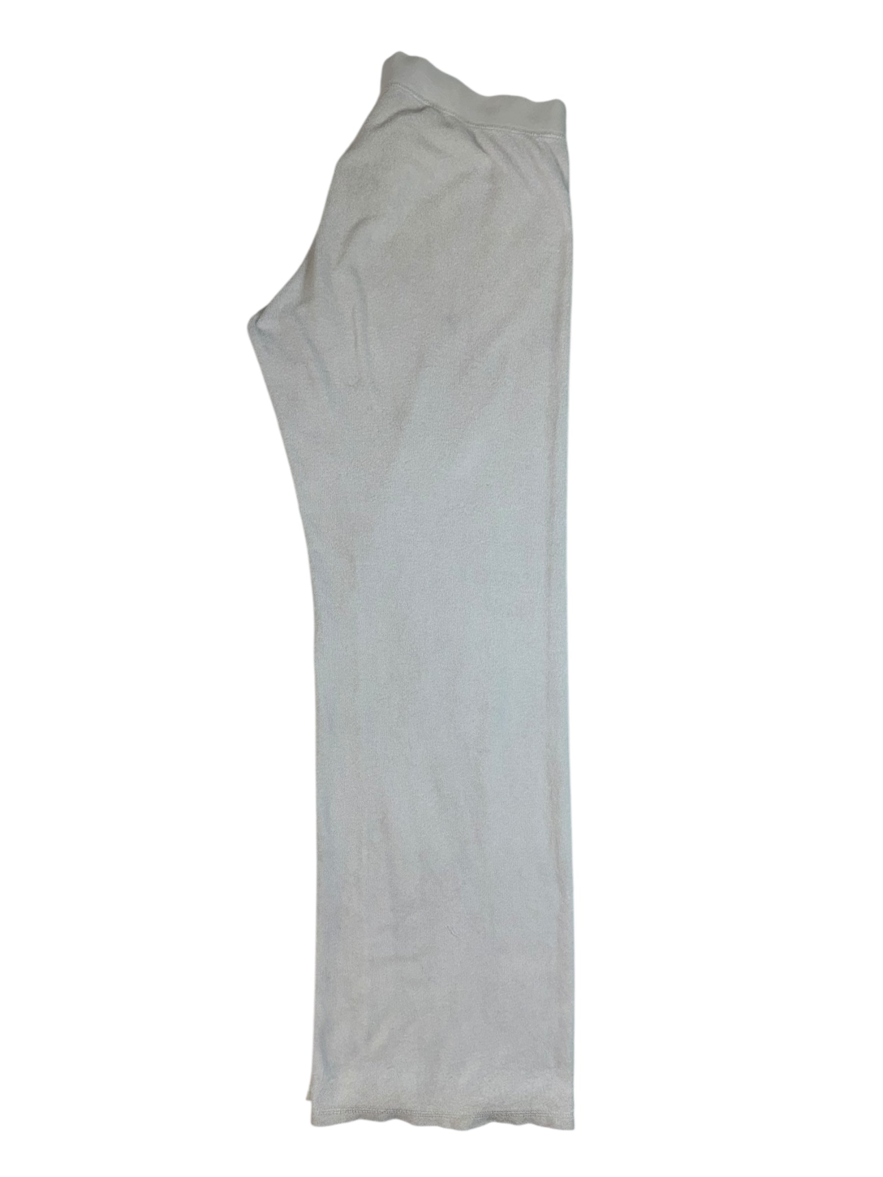 (L) White Terry Cloth Juicy Couture Pants