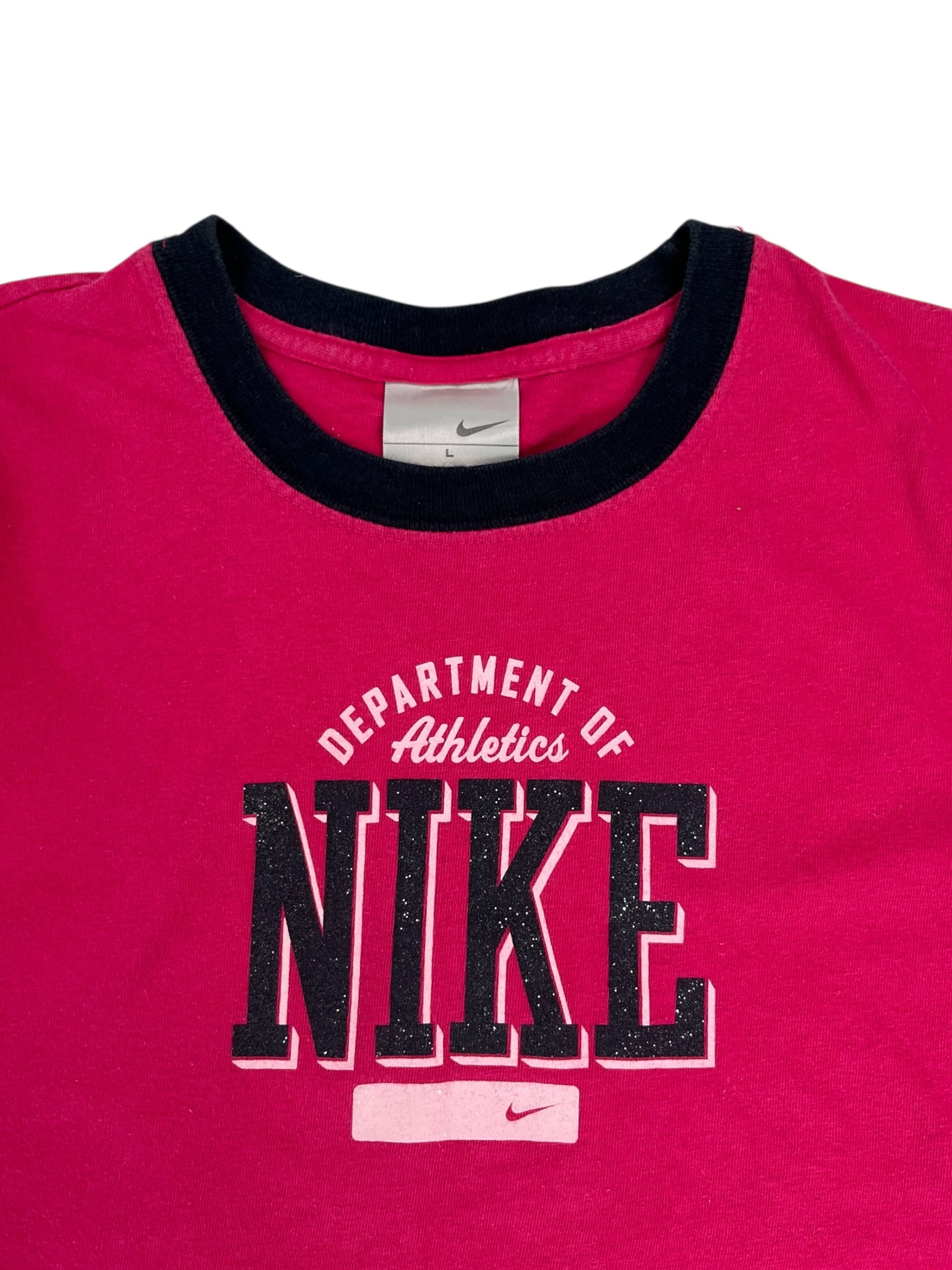 (L) Nike Pink Graphic Tee