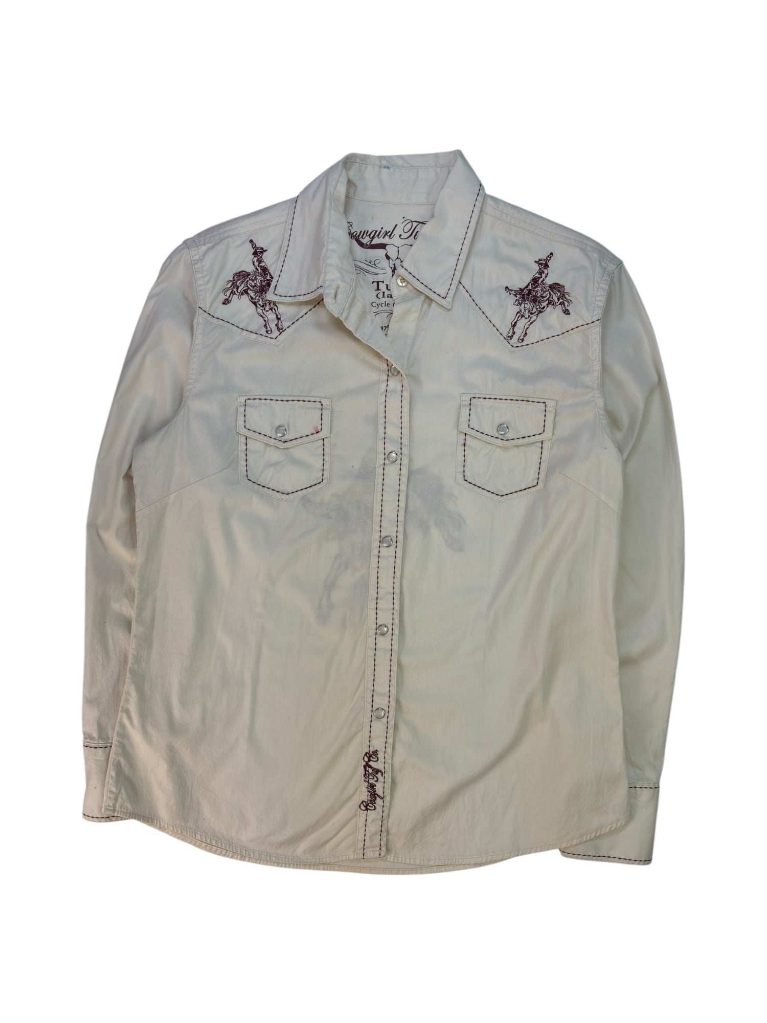 (L) Cowgirl Tuff Co. Button-up
