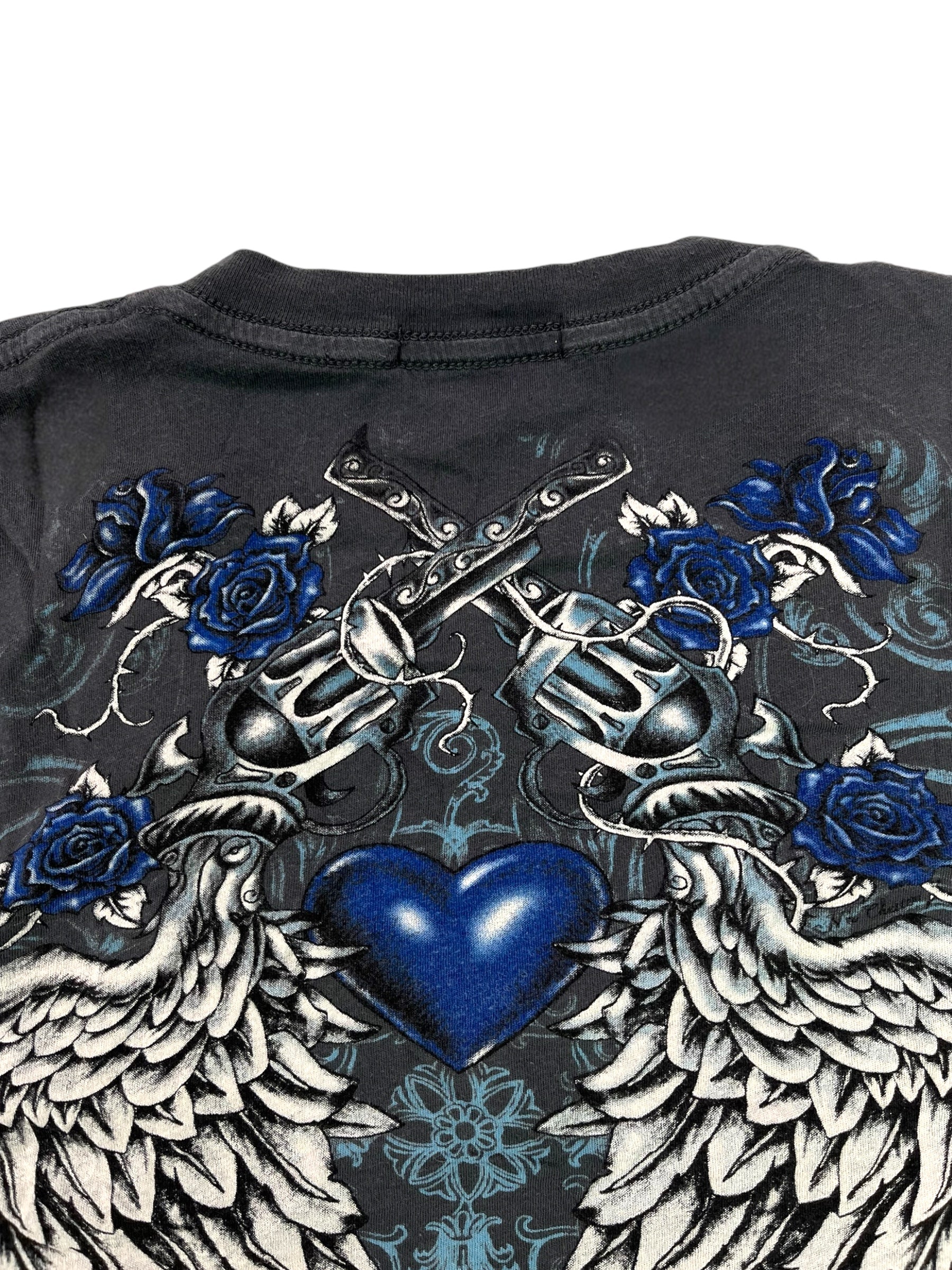 (M) Brad Butter V-neck Graphic Tee