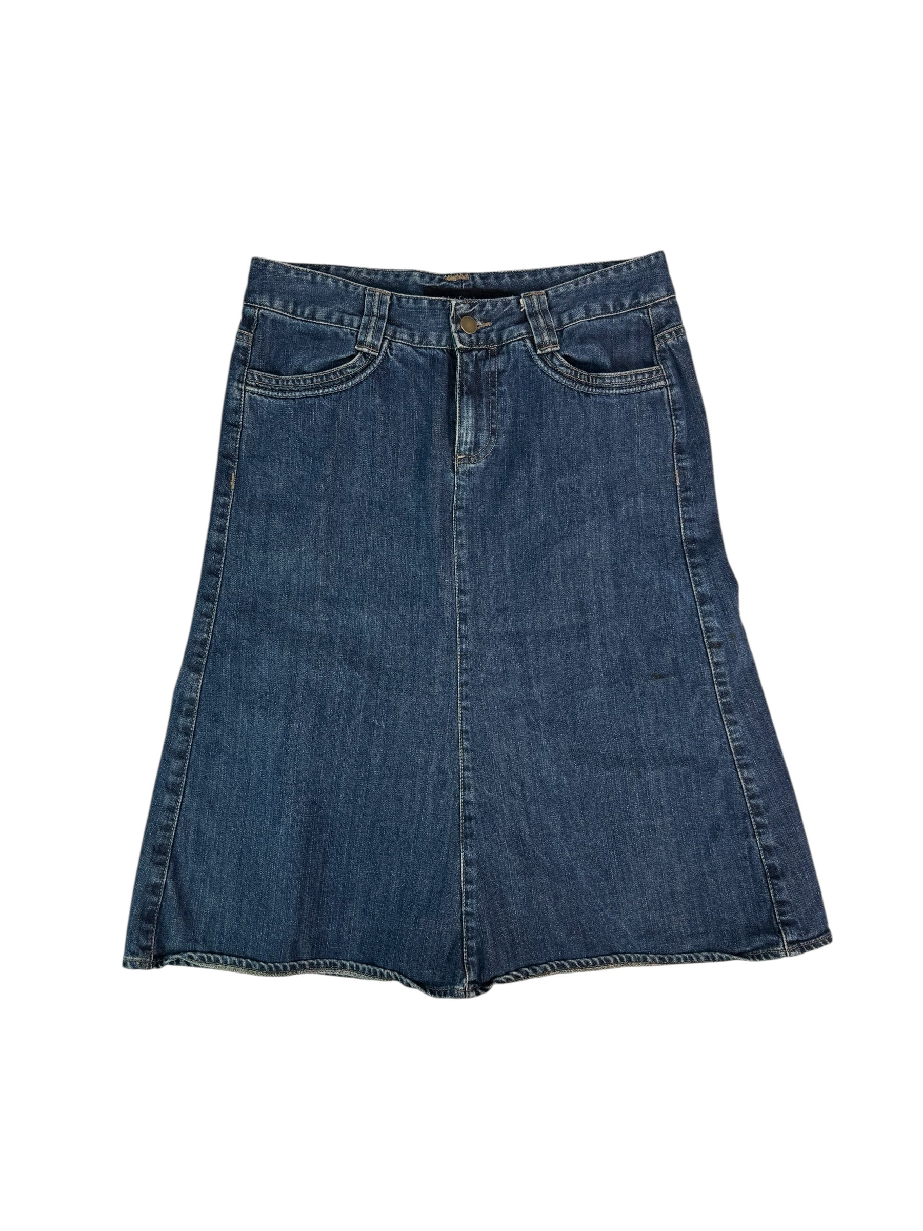 (29) Calvin Klein Denim Midi Skirt
