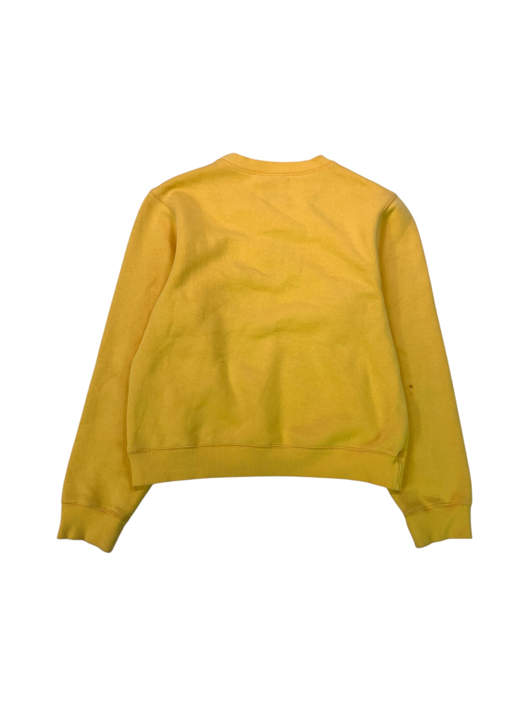 (S) Adidas Yellow Crewneck