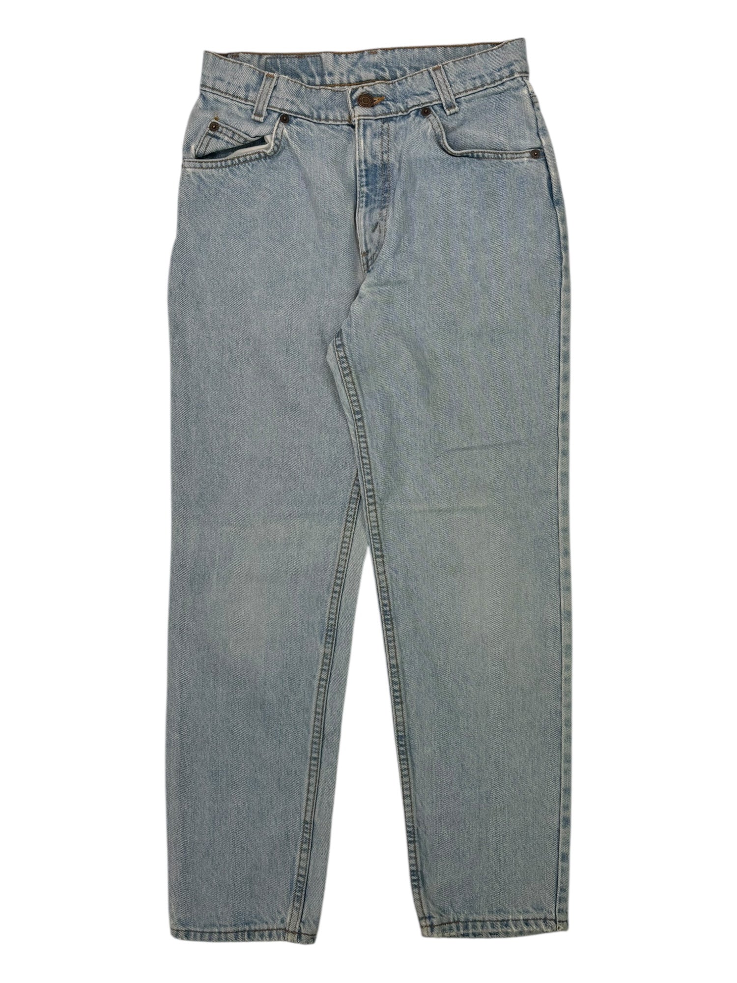 (26) Lightwash Orange Tab Levi's Denim
