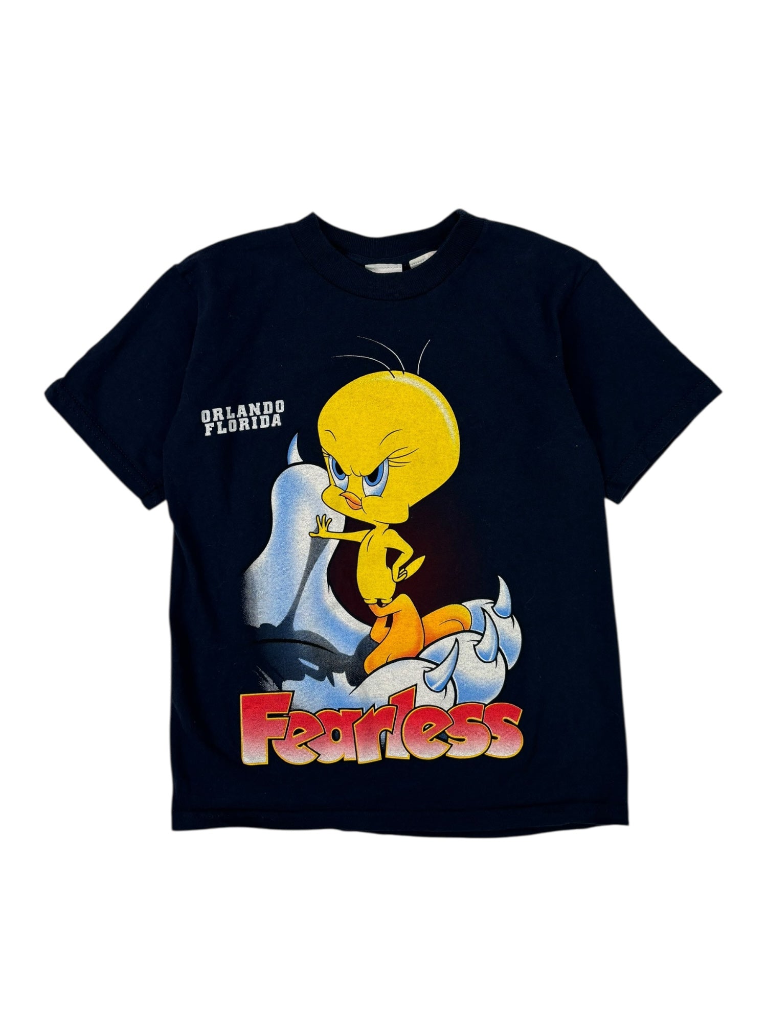 (XS) Navy Blue Orlando Florida Tweety Bird Tee