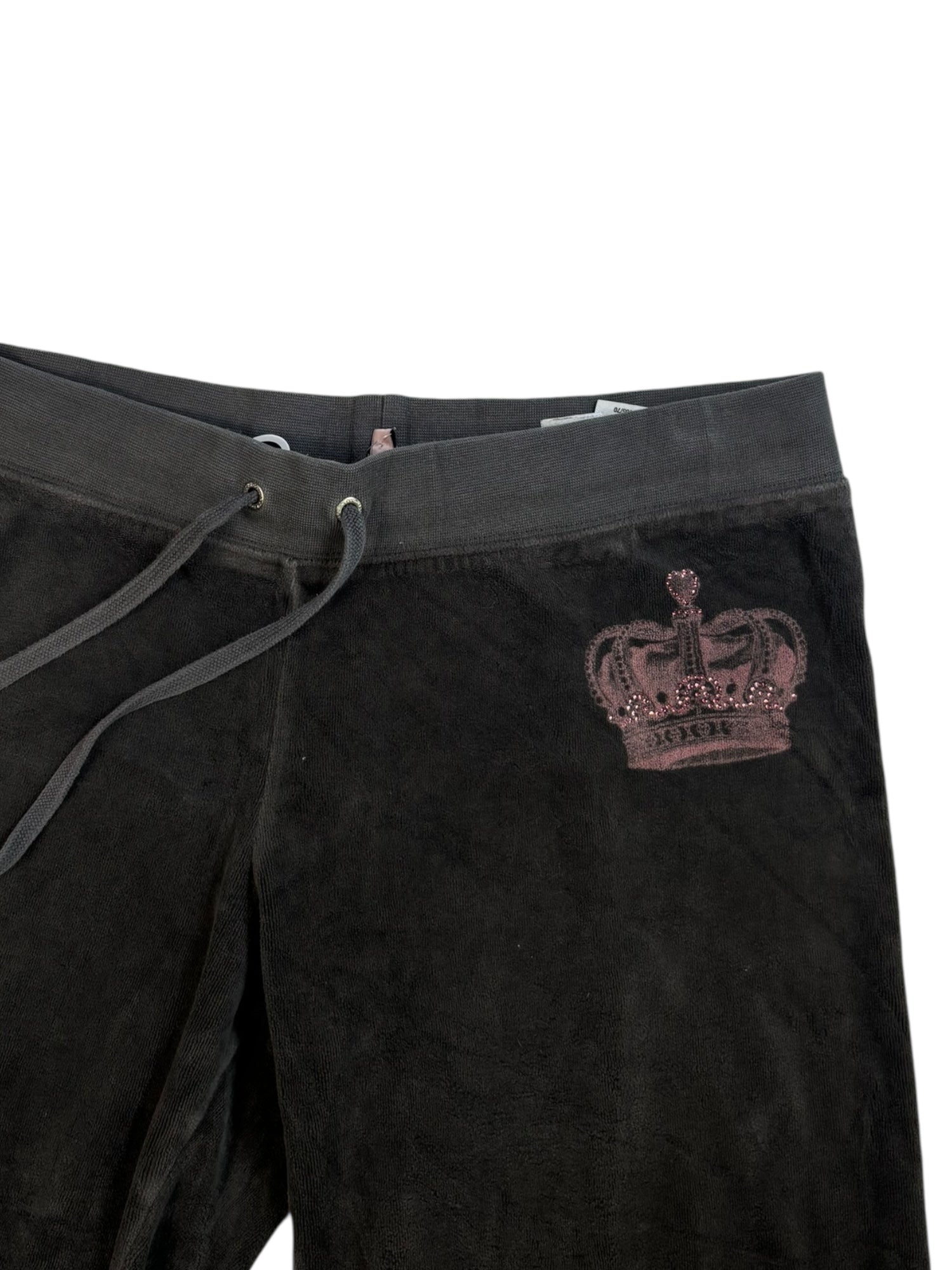 (M) Dark Grey Embellished Crown Juicy Couture Pants