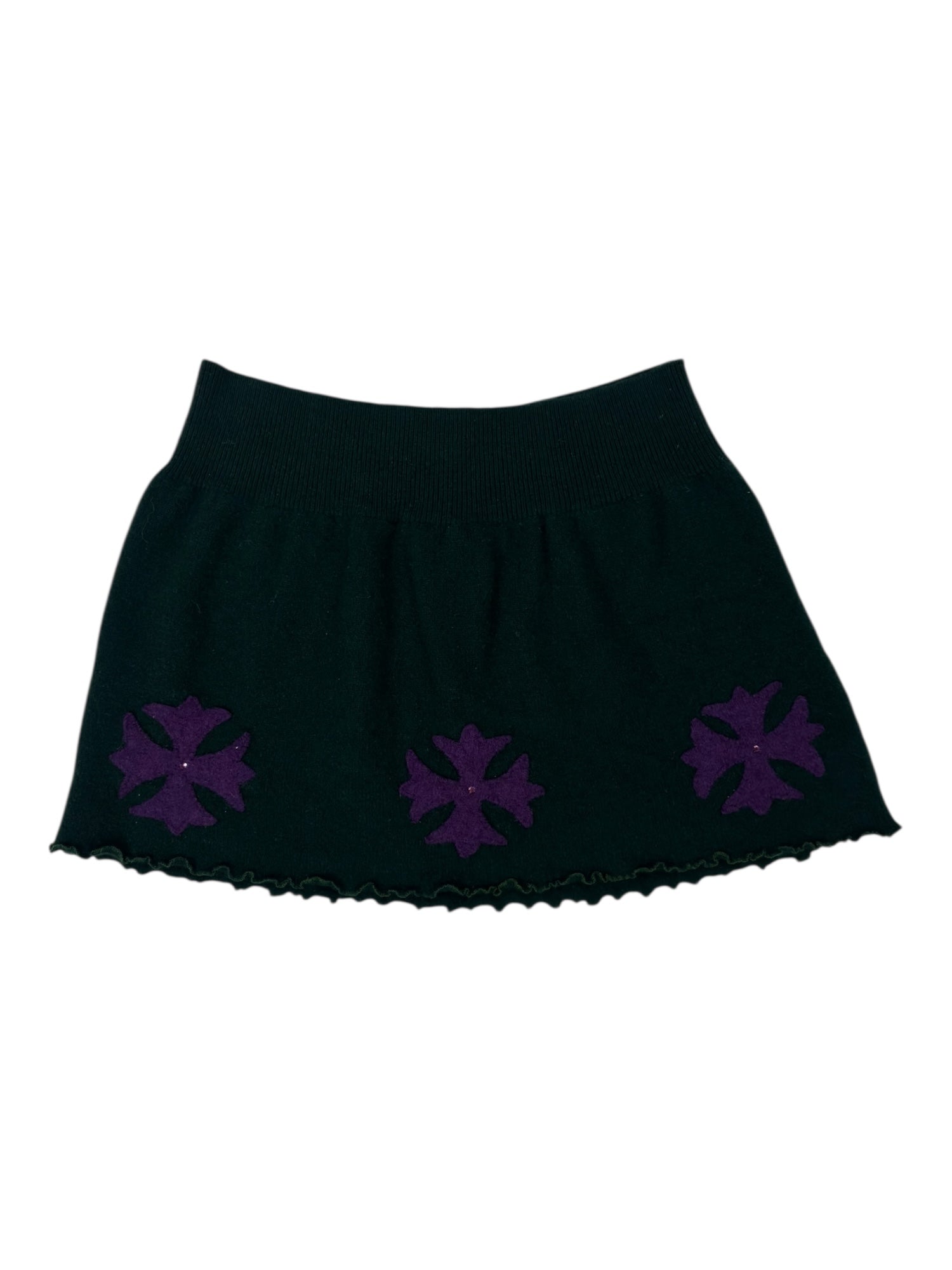 (XS) Deborah Lindquist Cashmere Mini Skirt
