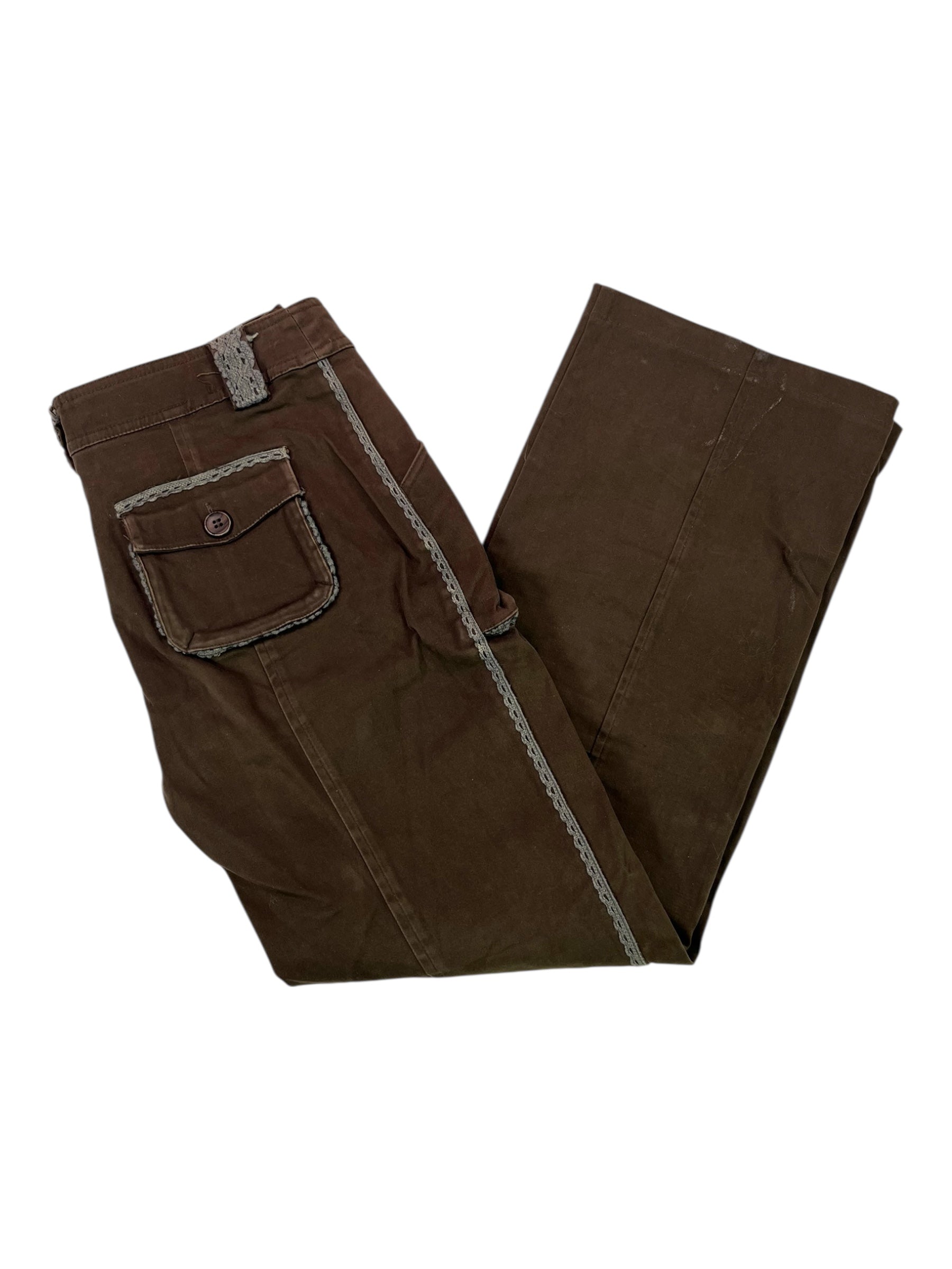 (28) VERY Brown Trouser Pants