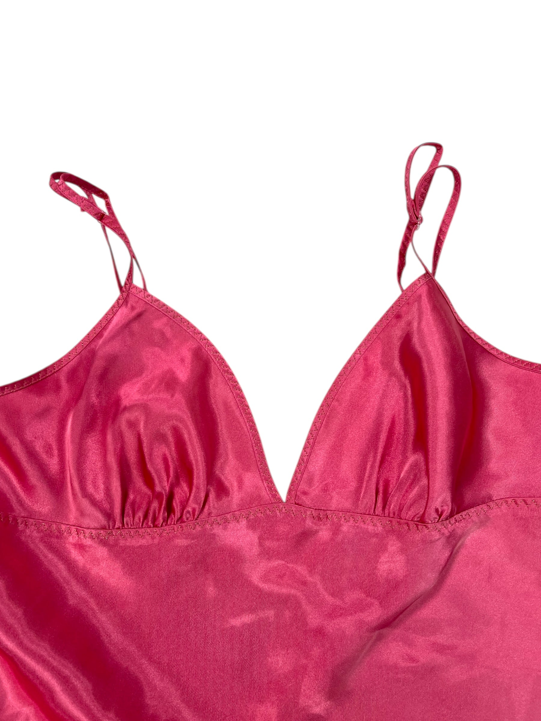(L) La Senza Pink Low Back Slip
