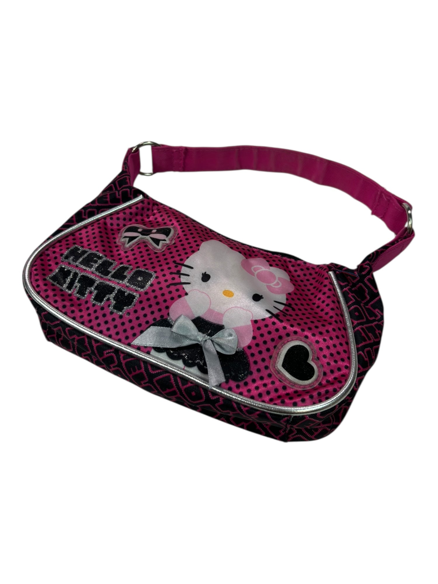 (O/S) Pink Hello Kitty Bow Purse
