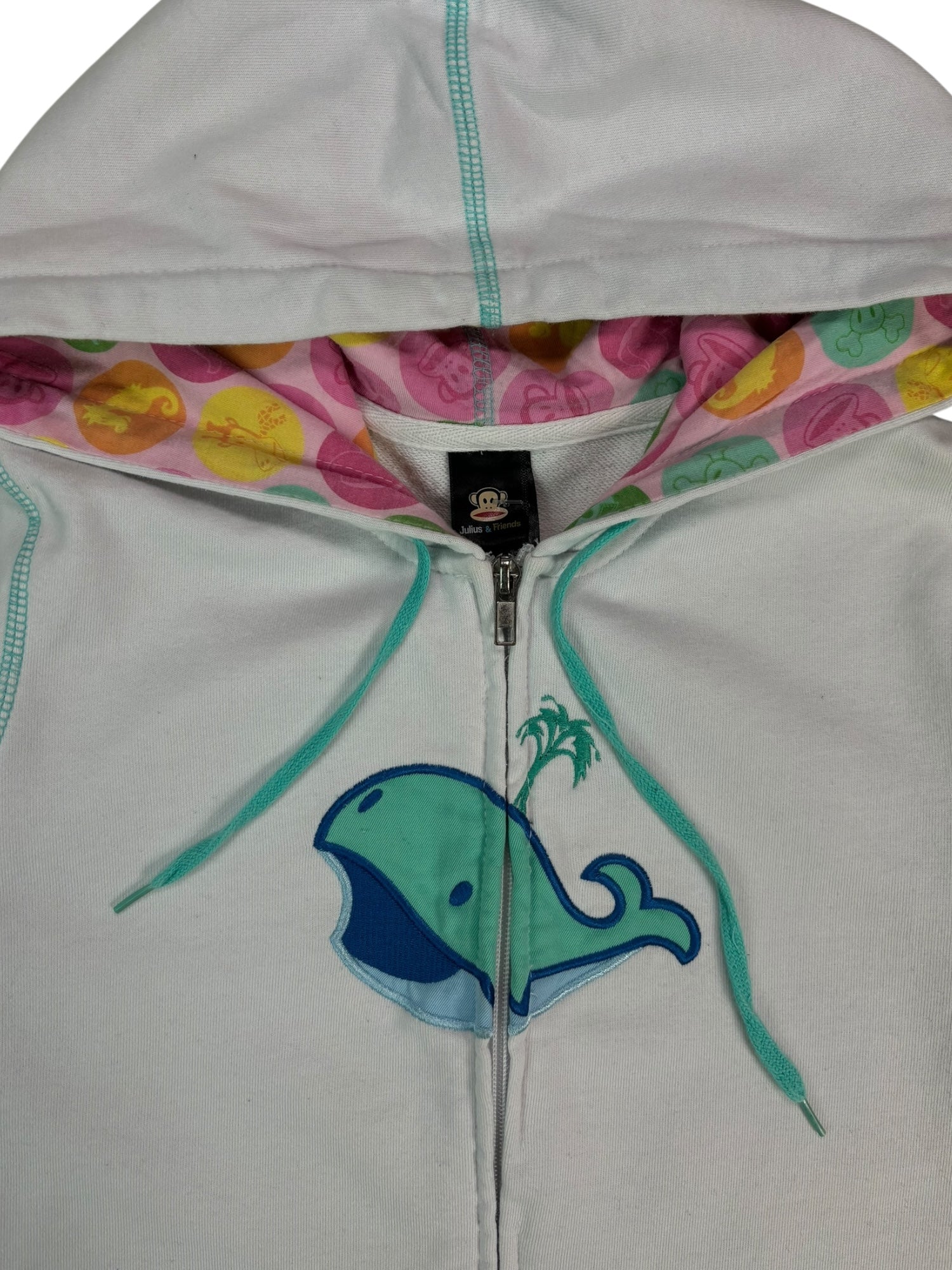 (S) Julius and Friends Paul Frank Zip up Hoodie