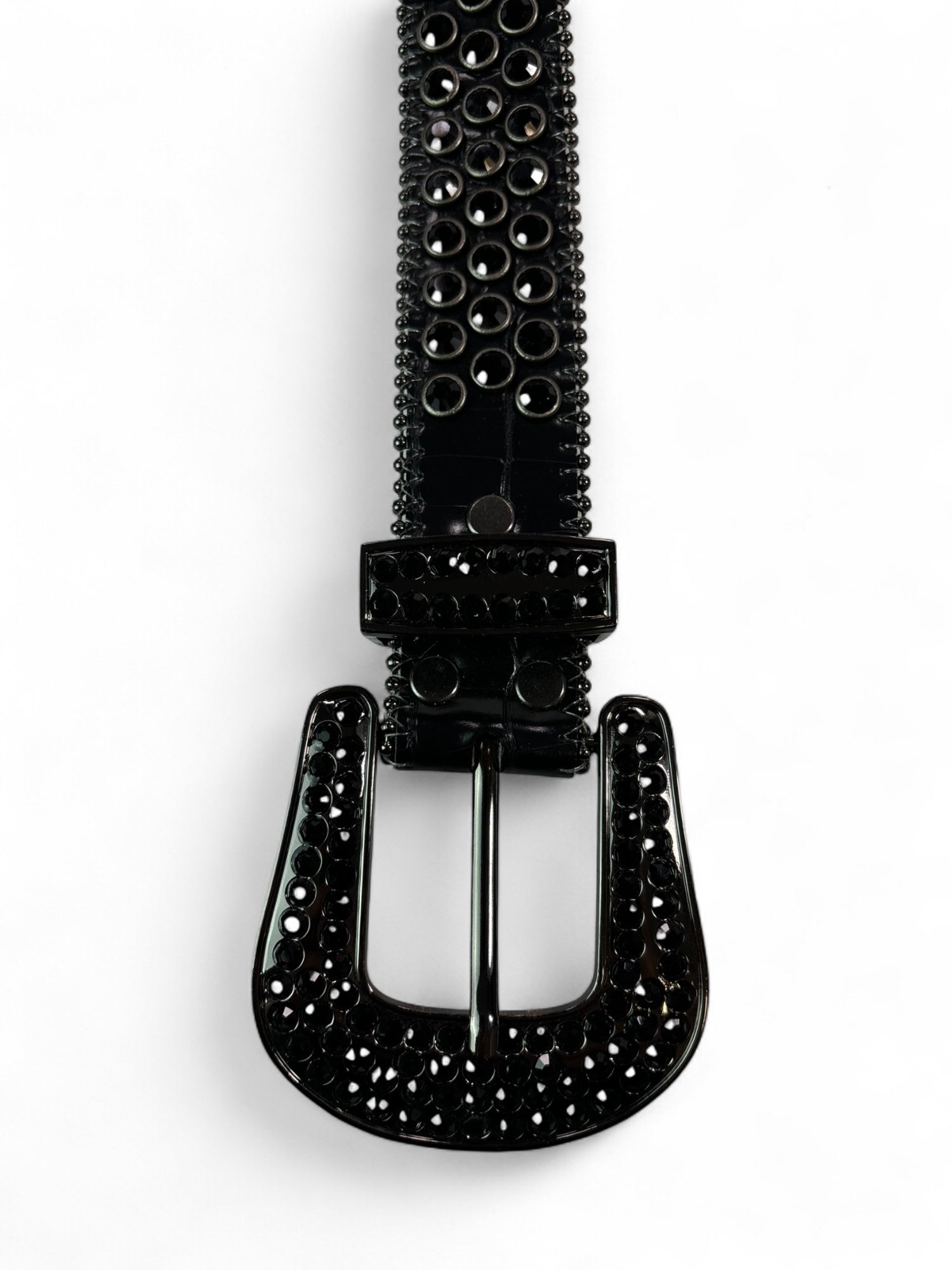 (S) b.b. Simon Black Rhinestone Belt