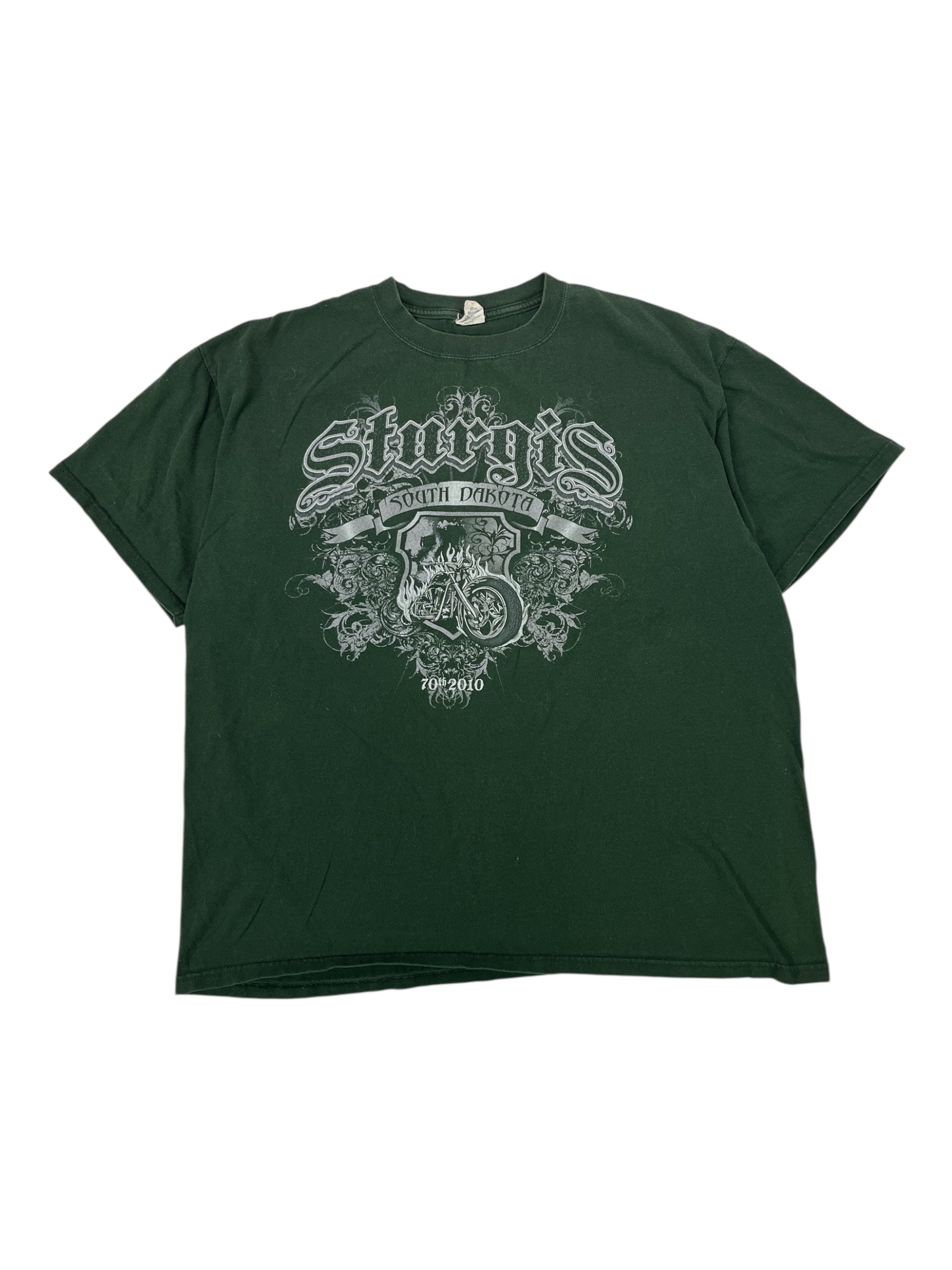 (XL) Forest Green Sturgis Tee