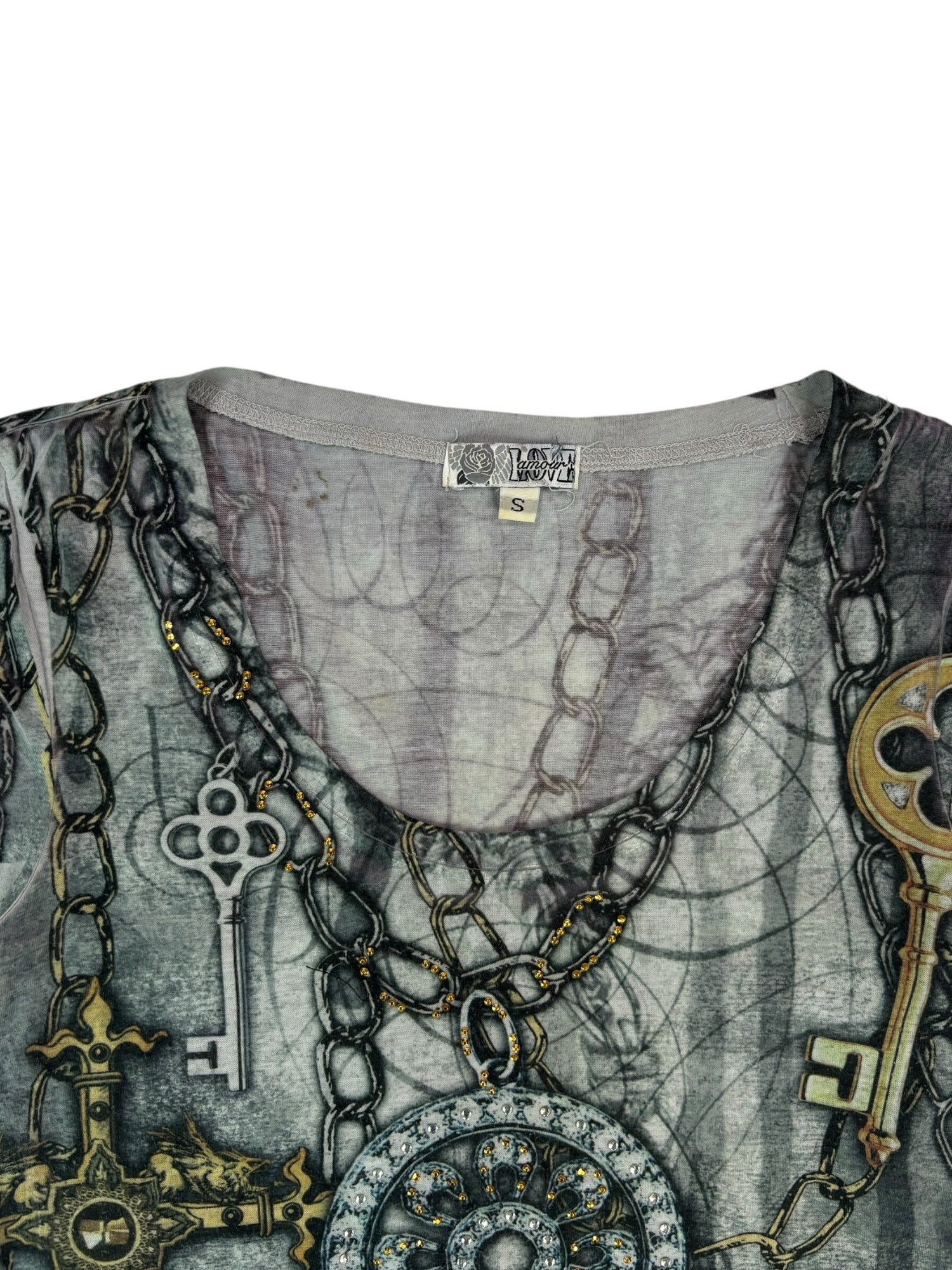 (S) Love Amour Key Detail Baby Tee