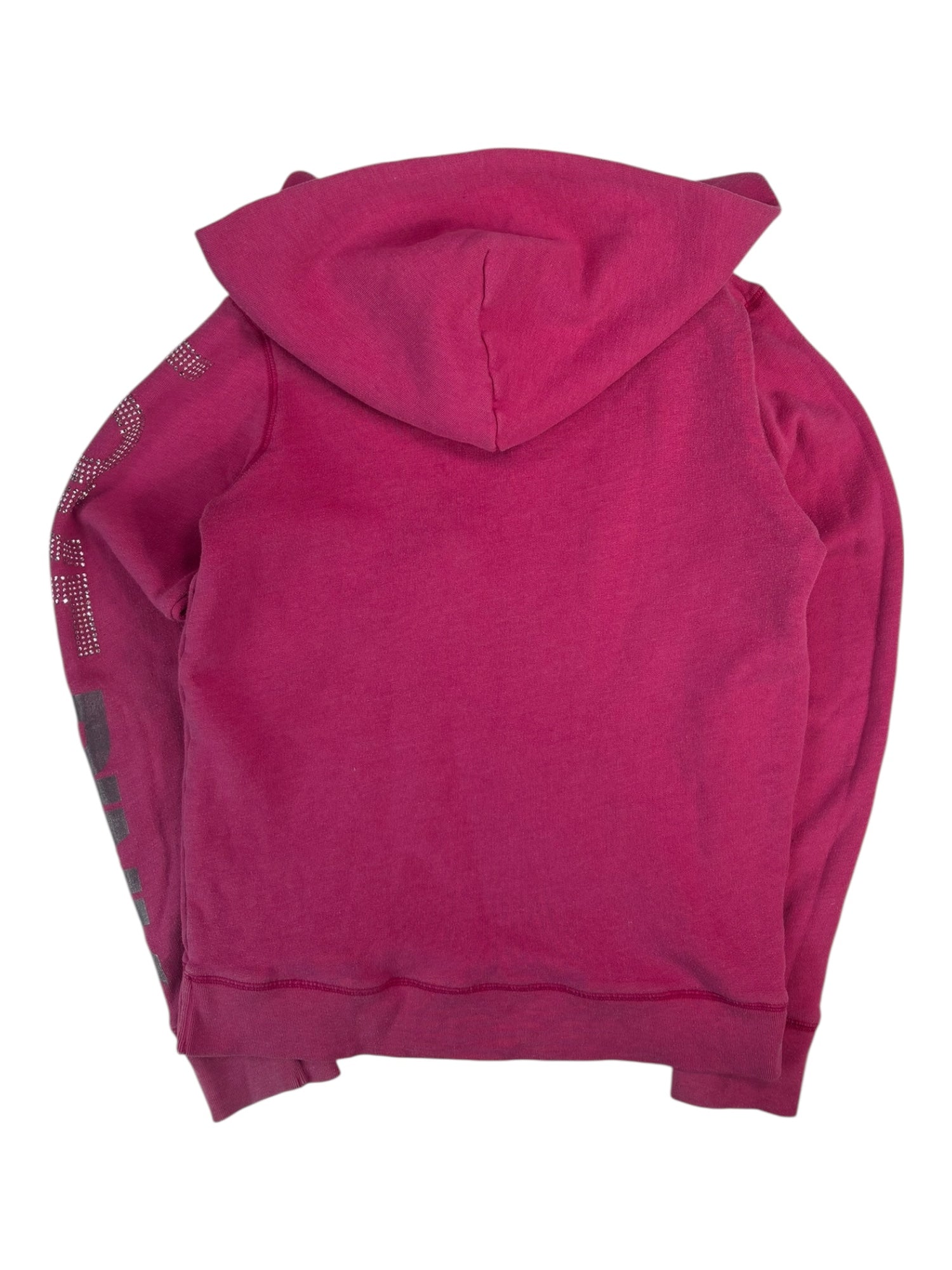 (S) LOVE PINK Embellished V-neck Hoodie