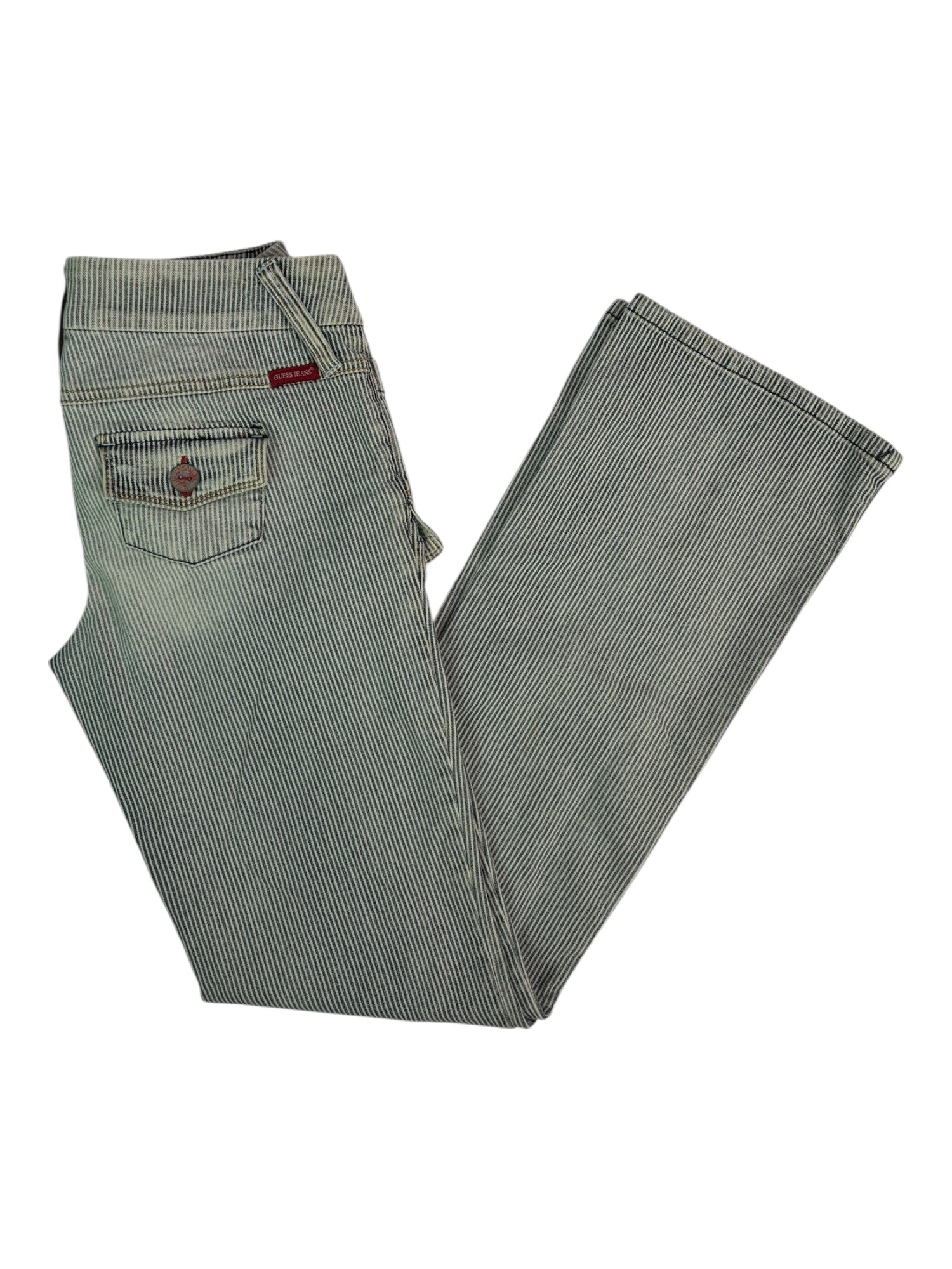 (29) Guess Striped Jeans with Pockets