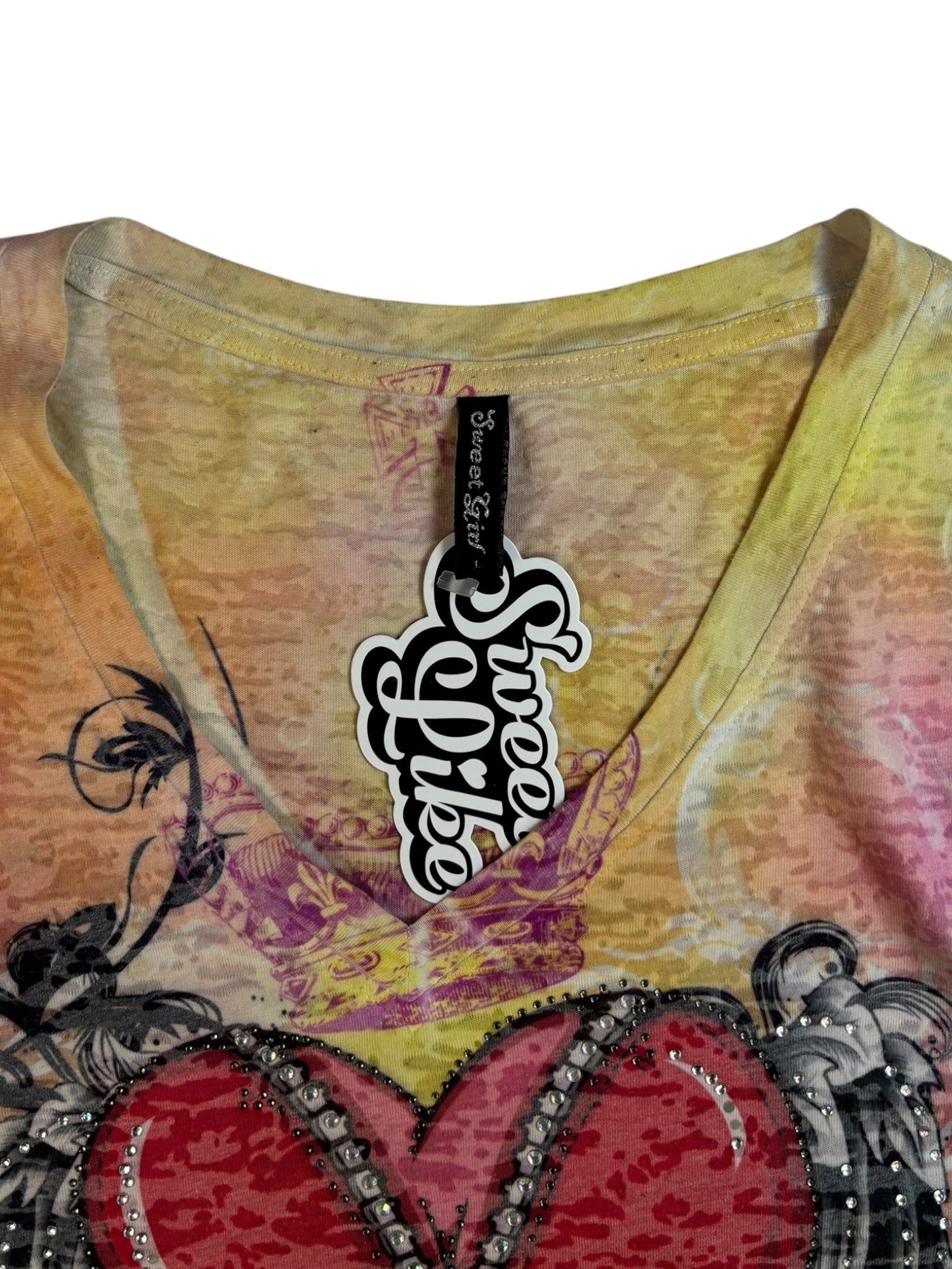 (M) Sweet Girl Embellished Tee