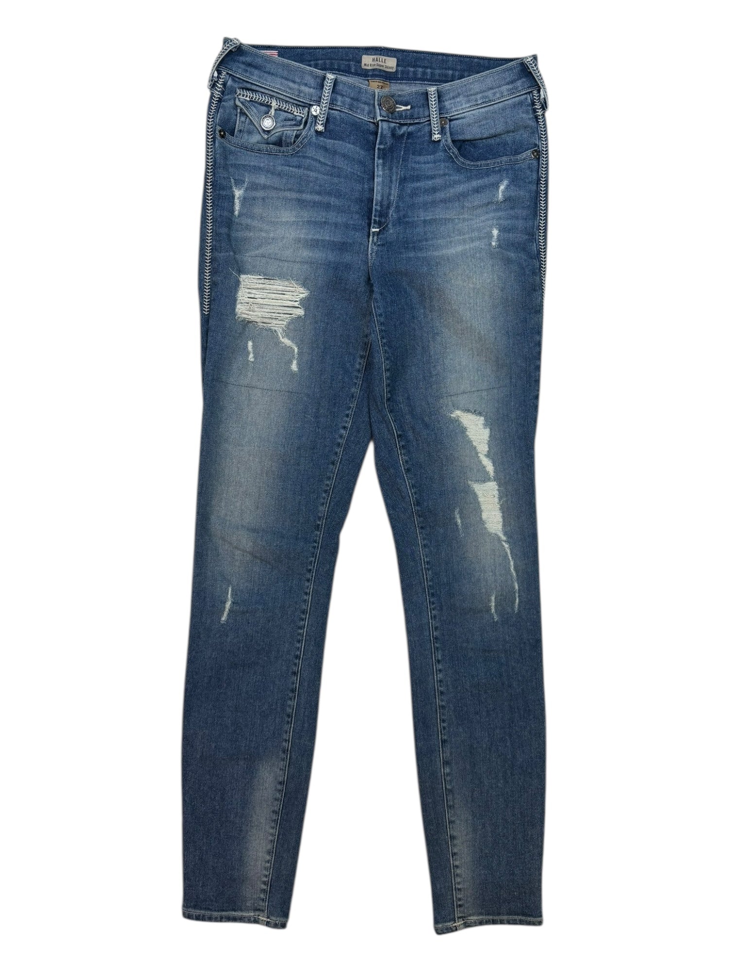 (27)True Religion Halle Skinny Jeans