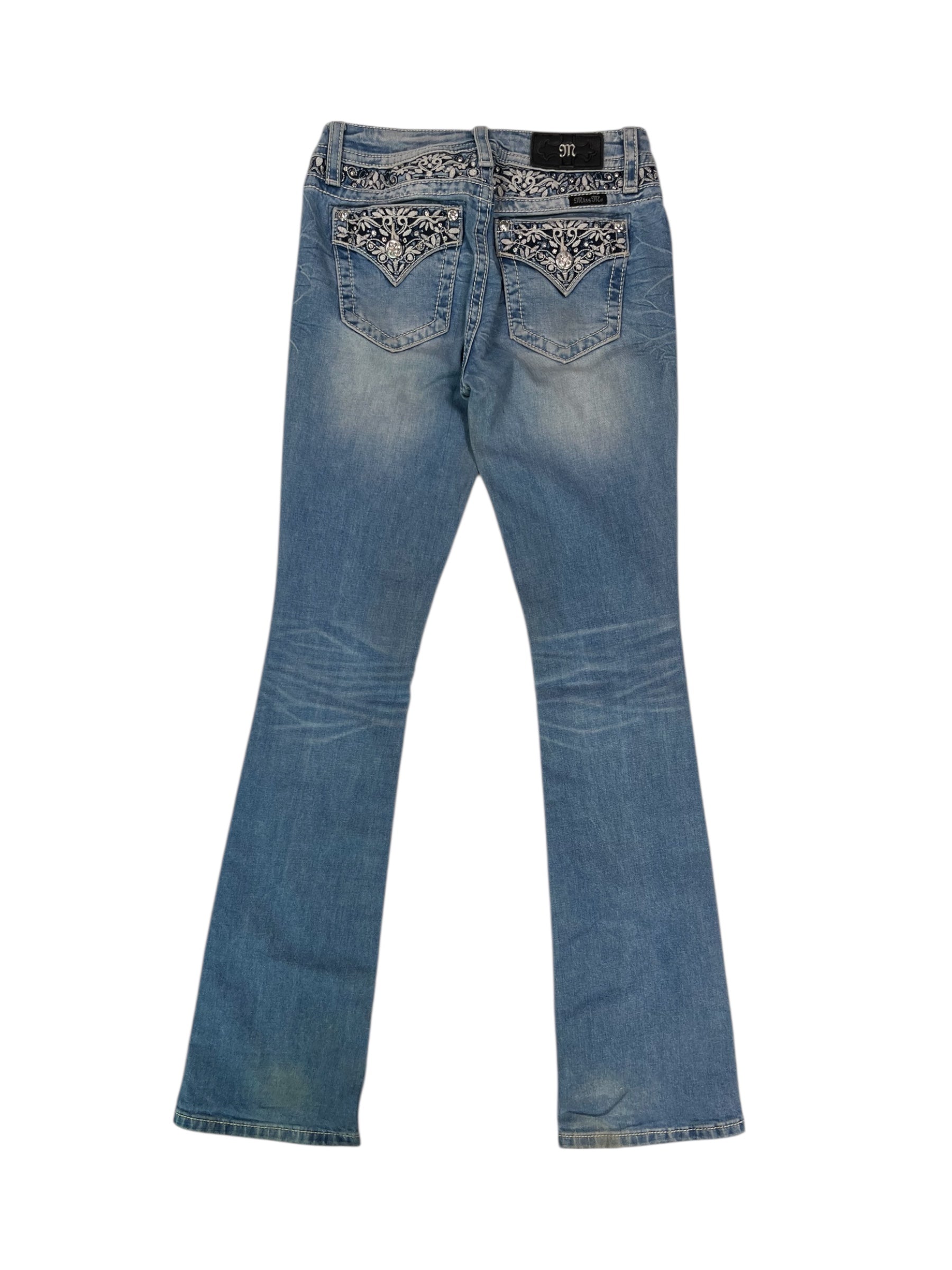 (26) Miss Me Bootcut Embellished Denim
