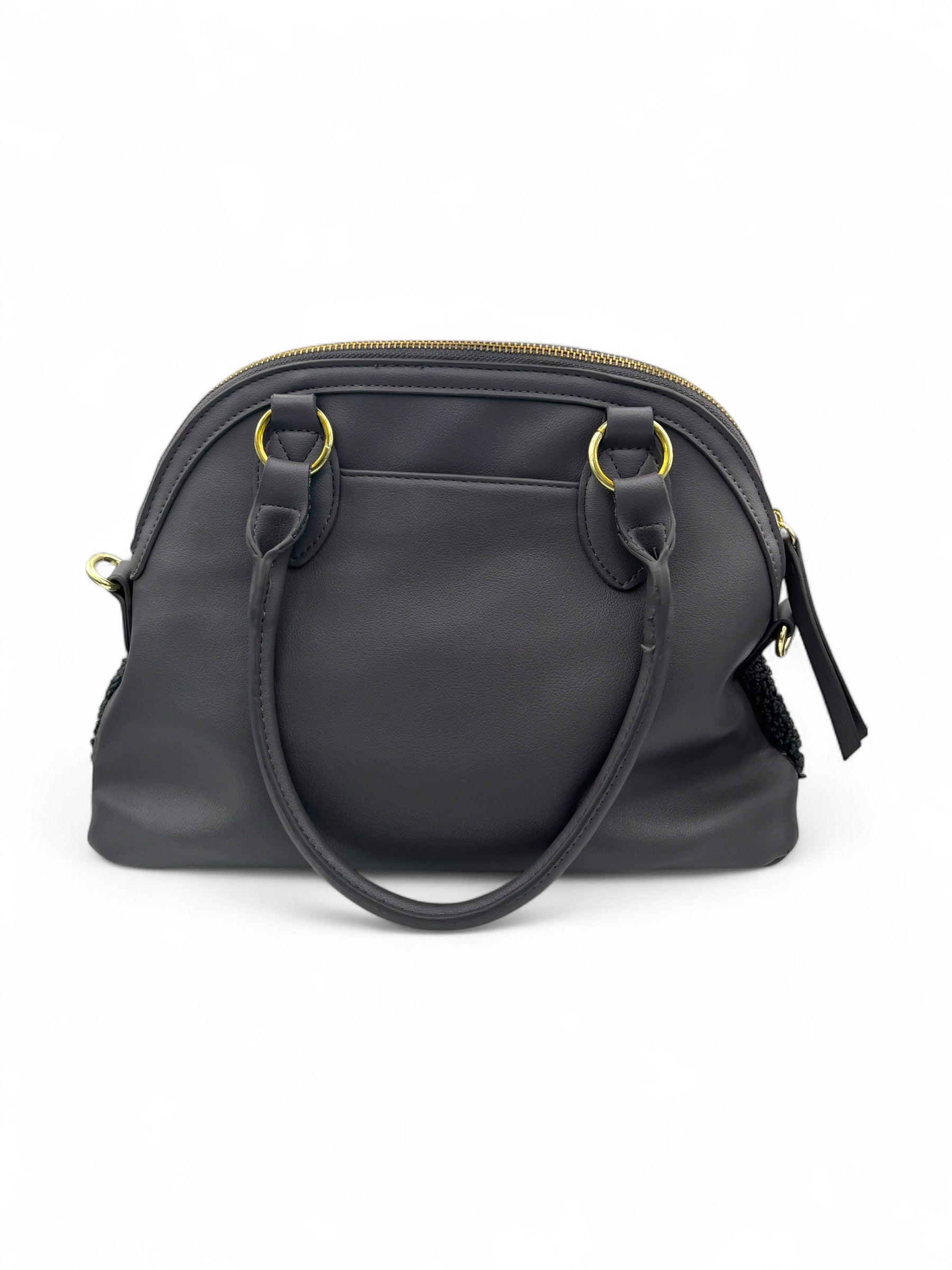 (O/S) Juicy Couture Grey Sherpa Purse