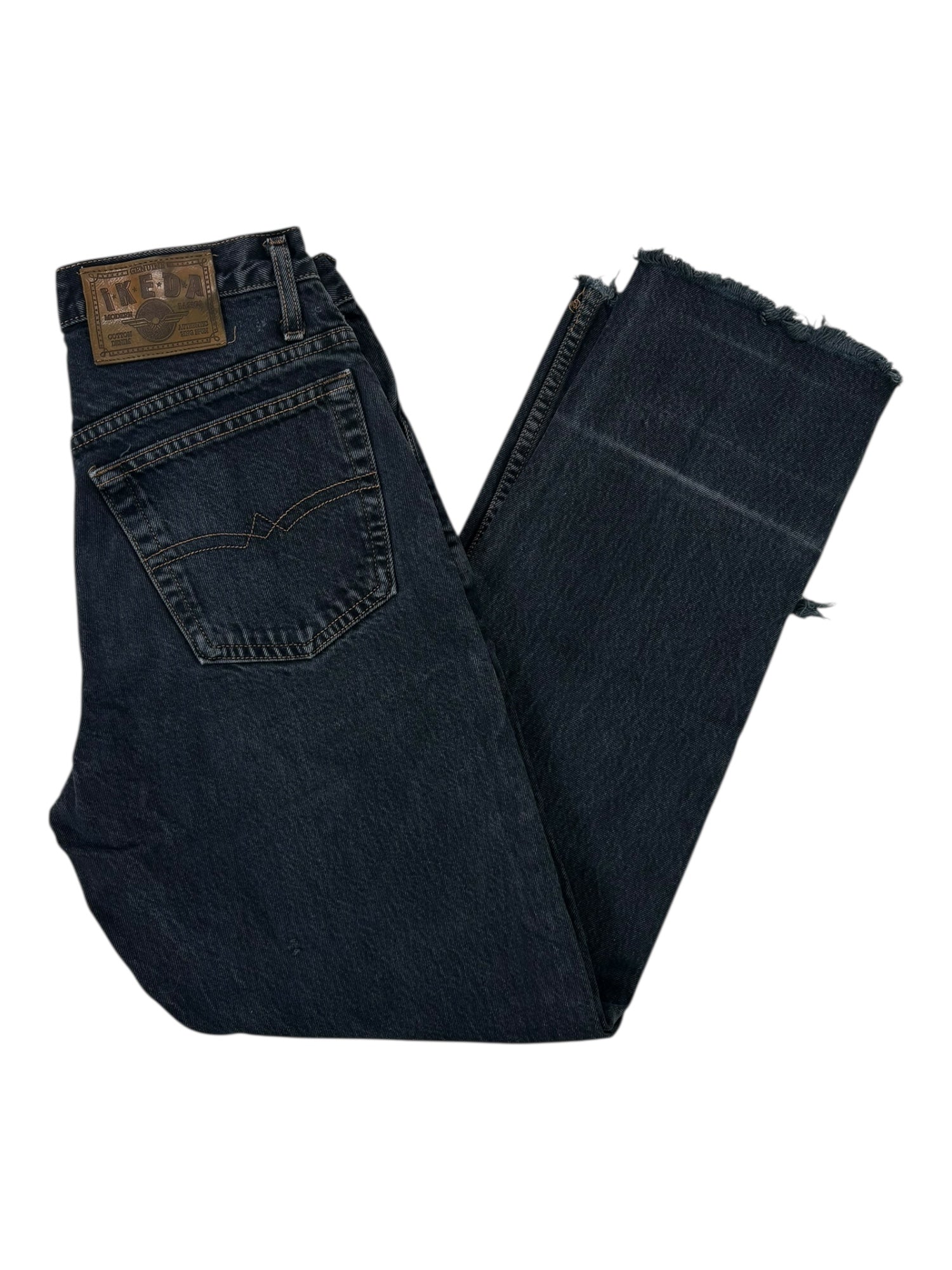 (28) Ikeda High Waisted Dark Wash Jeans