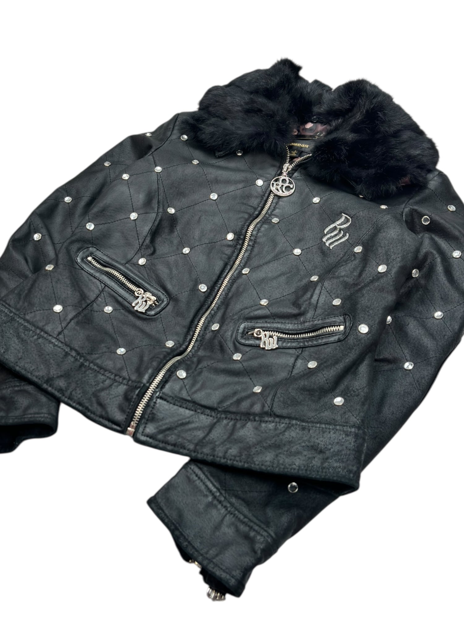 (S) Rocawear Fur Trimmed Jacket