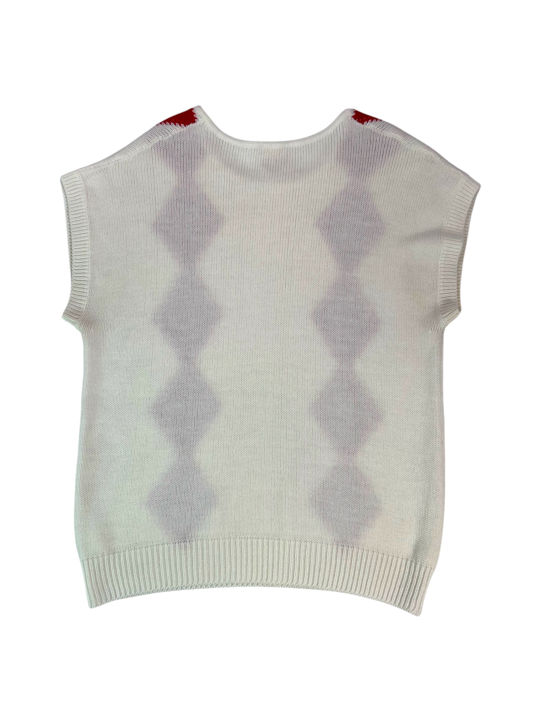 (L) Argyle Sweater Vest Vintage
