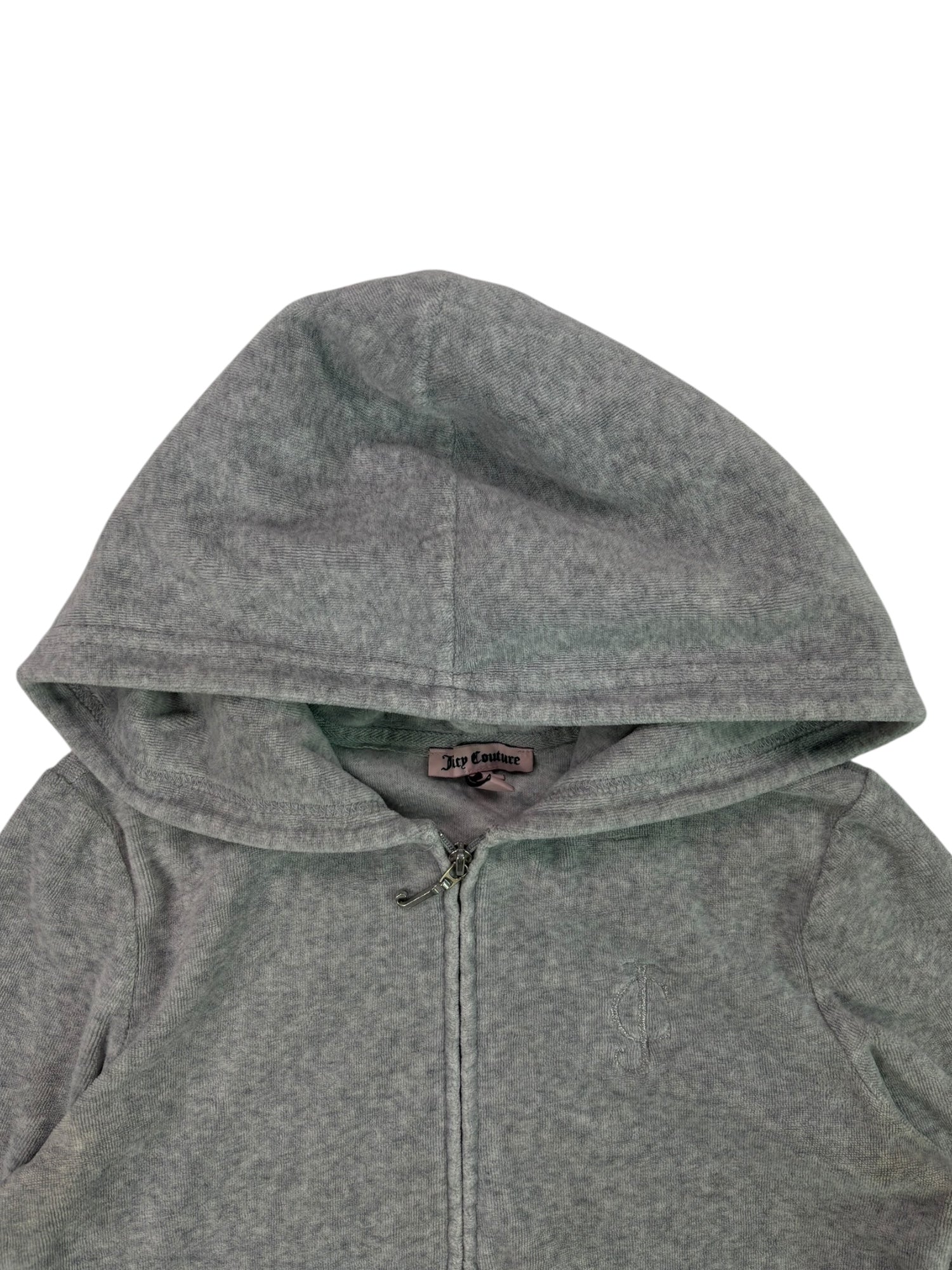 (XS) Grey Juicy Couture Zip UP Hoodie