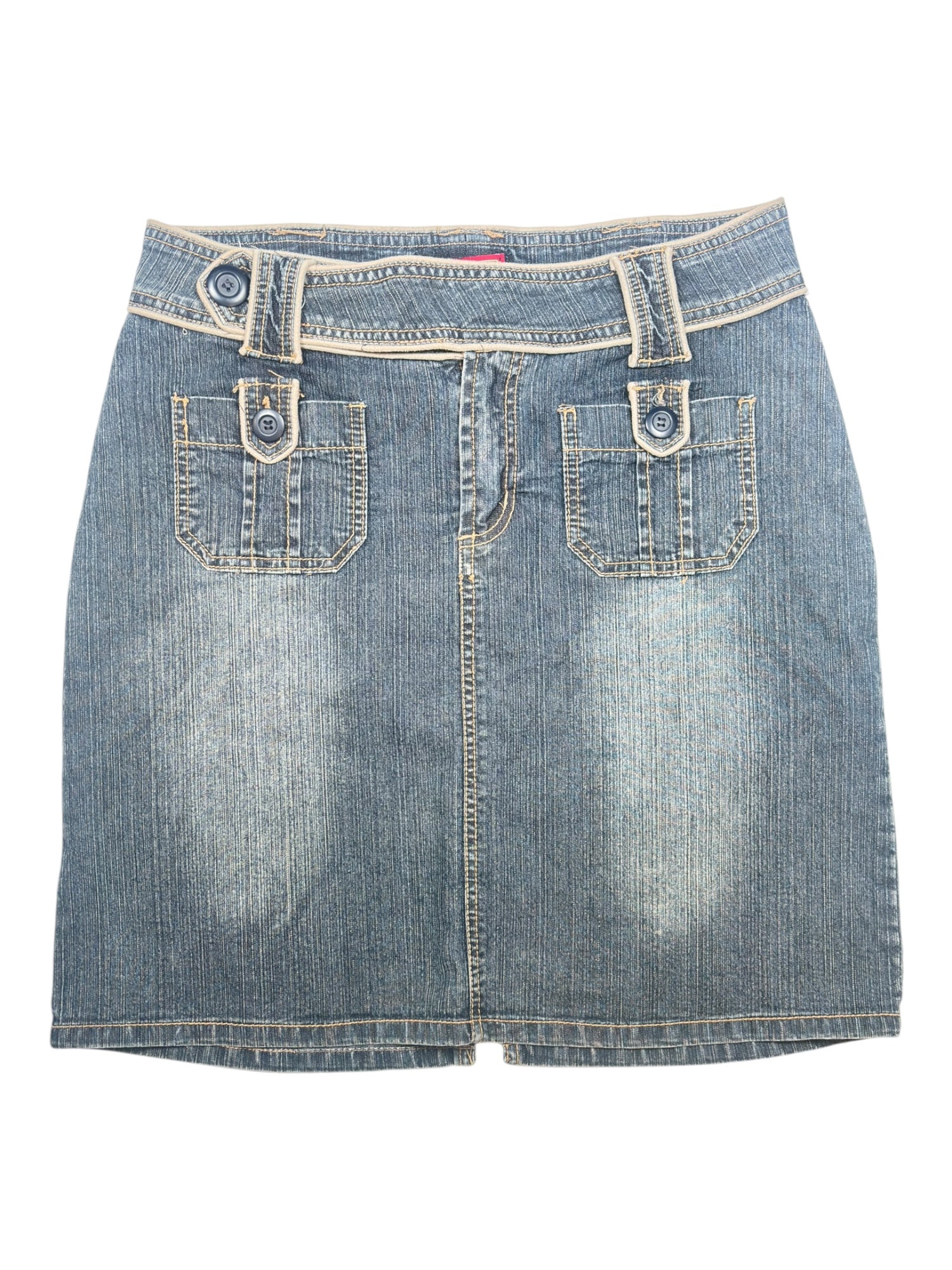 (30) Palmetto Midi Denim Skirt