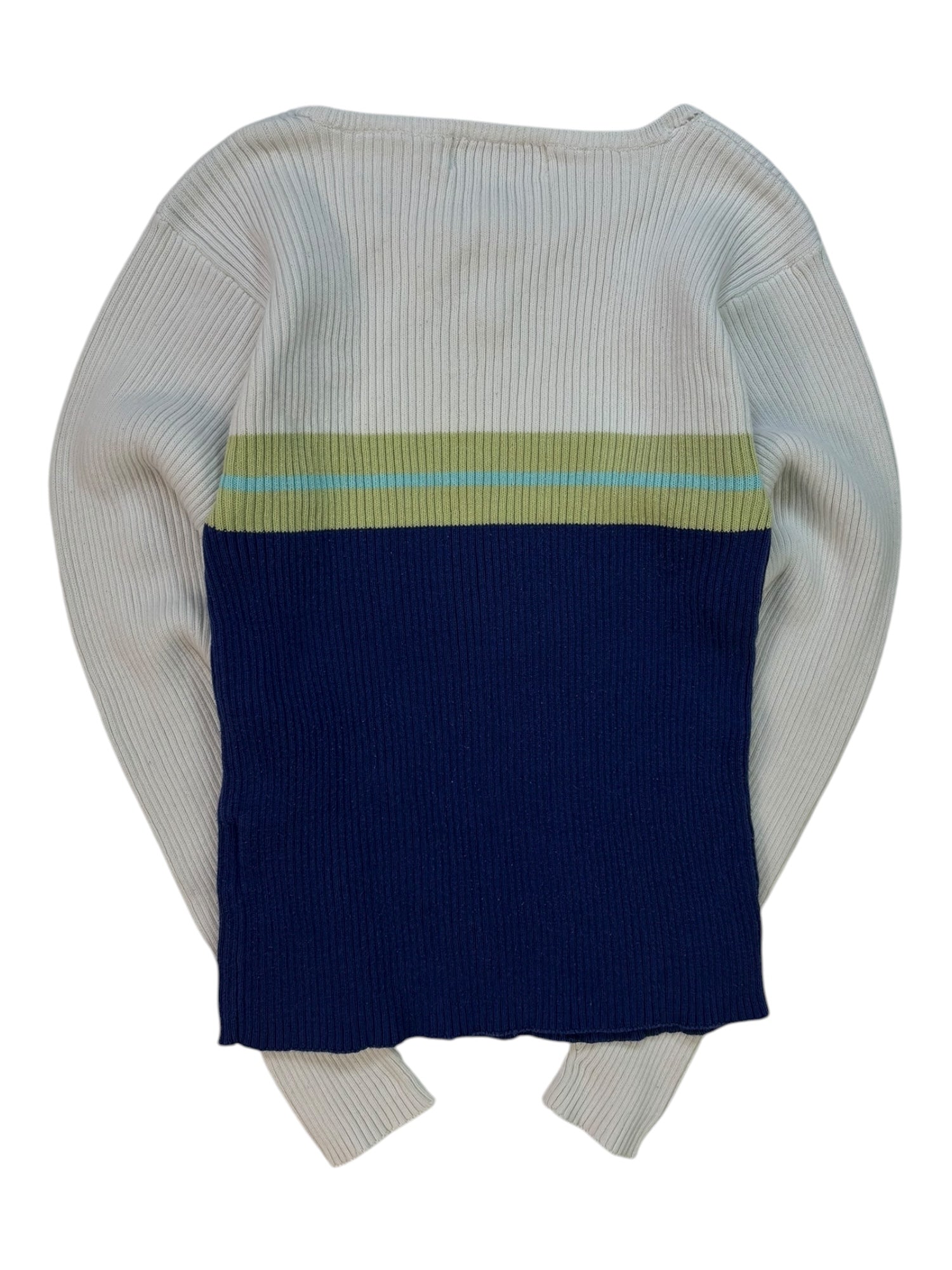 (XS) Variations V-neck Long Sleeve Knit