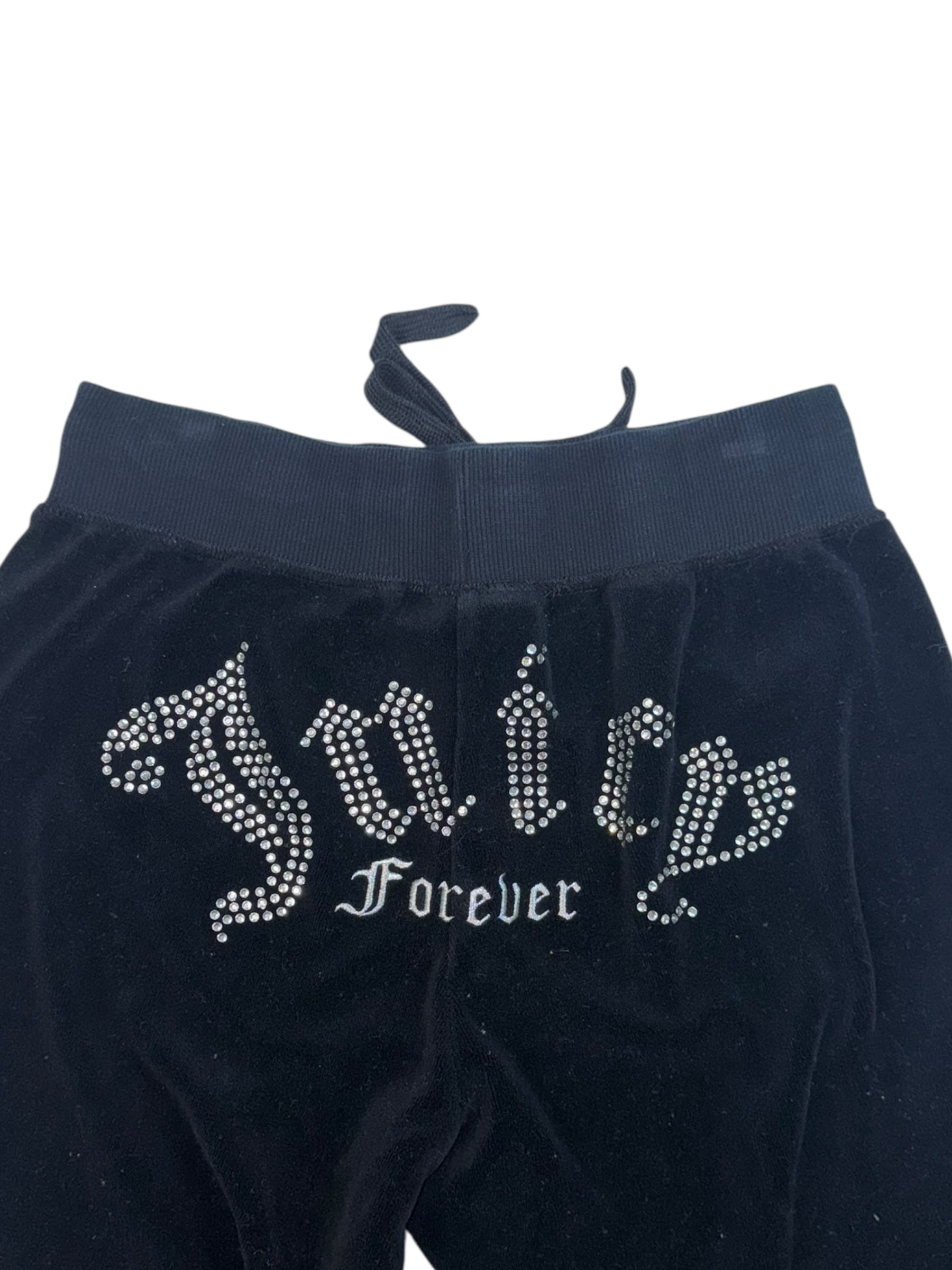 (XS) Black Embellished Juicy Forever Juicy Couture Pants