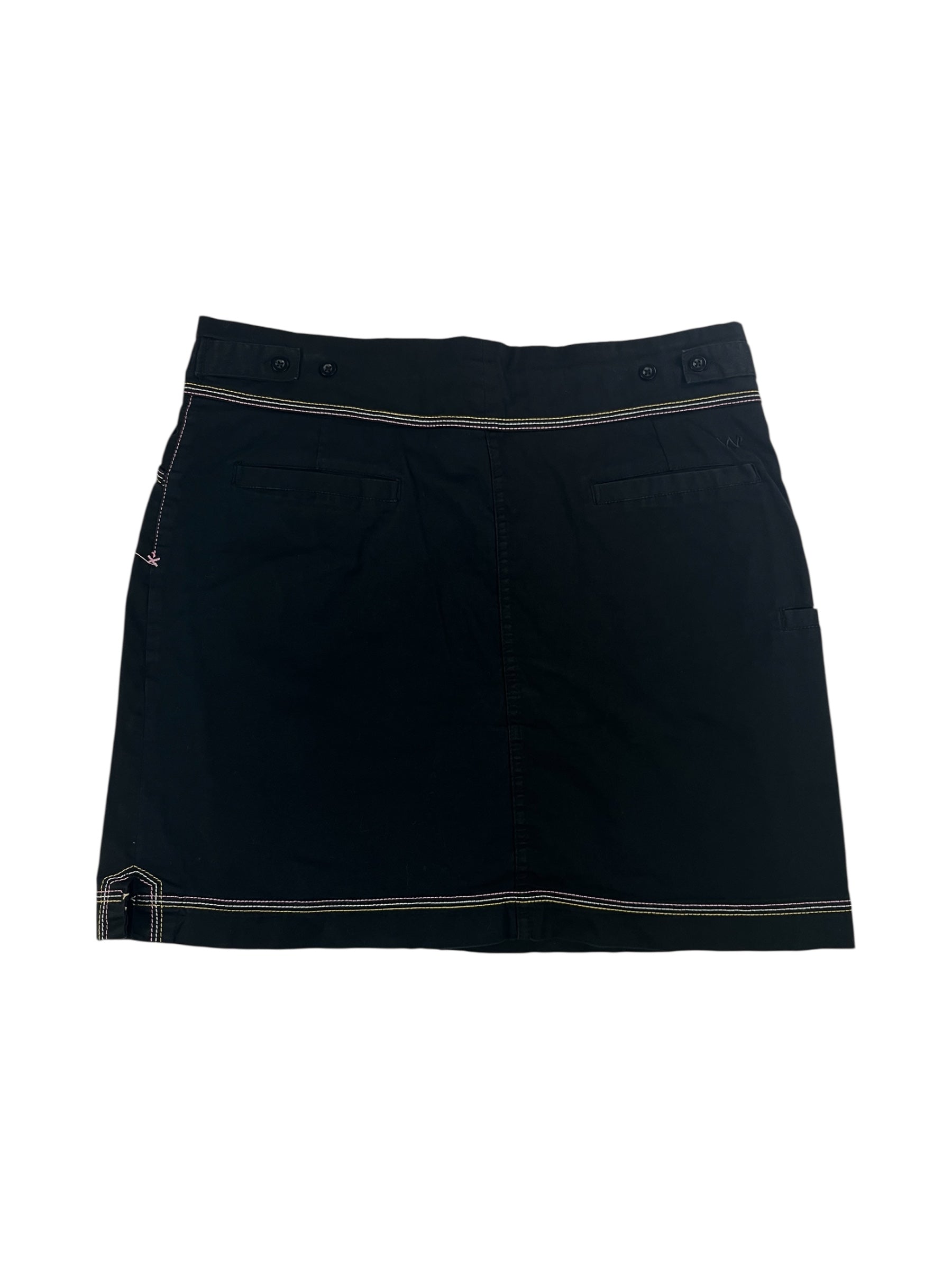 (32) Y2K Black Mini Skort