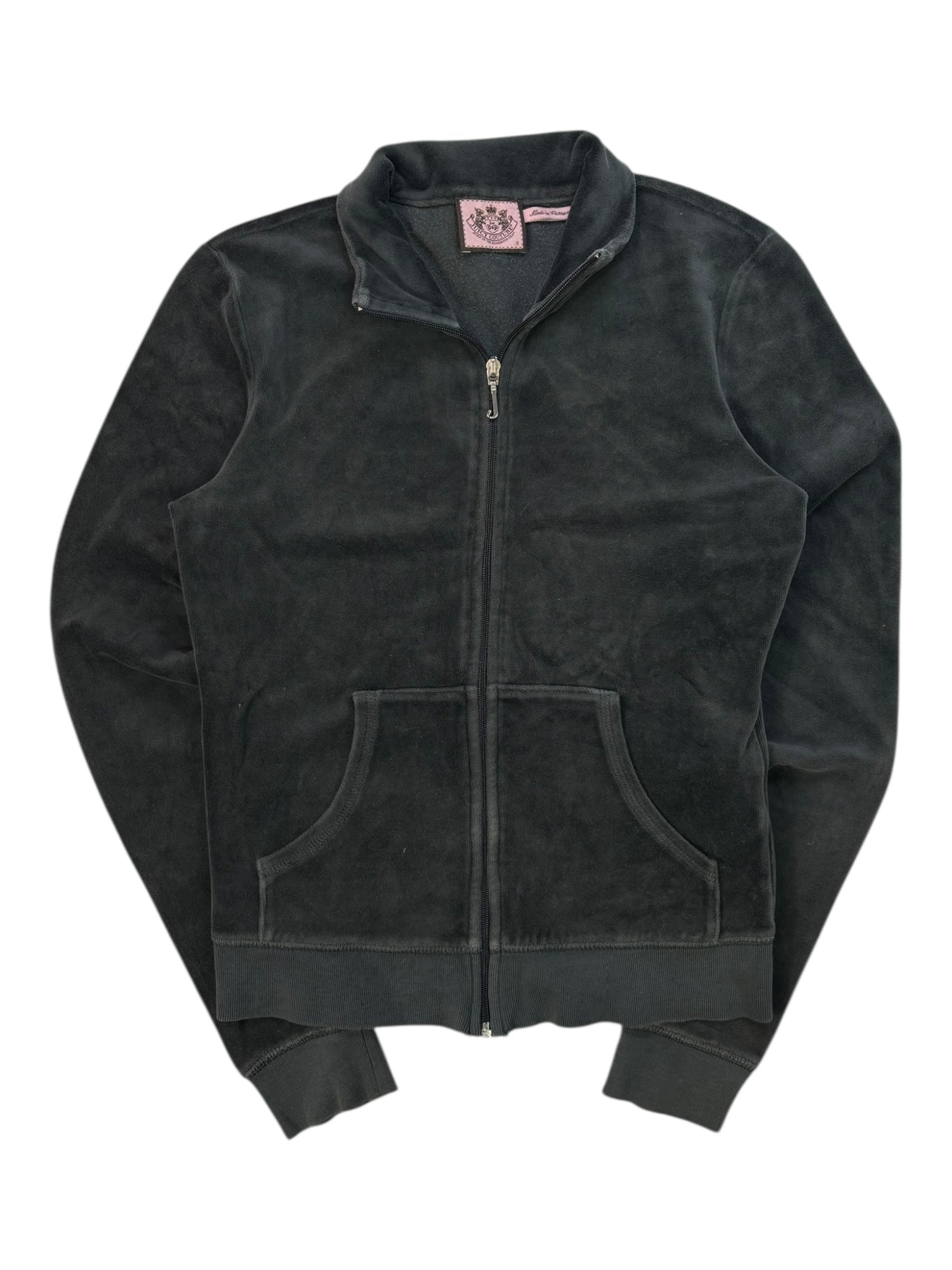 (S) Grey Juicy Couture Velour Zip-up