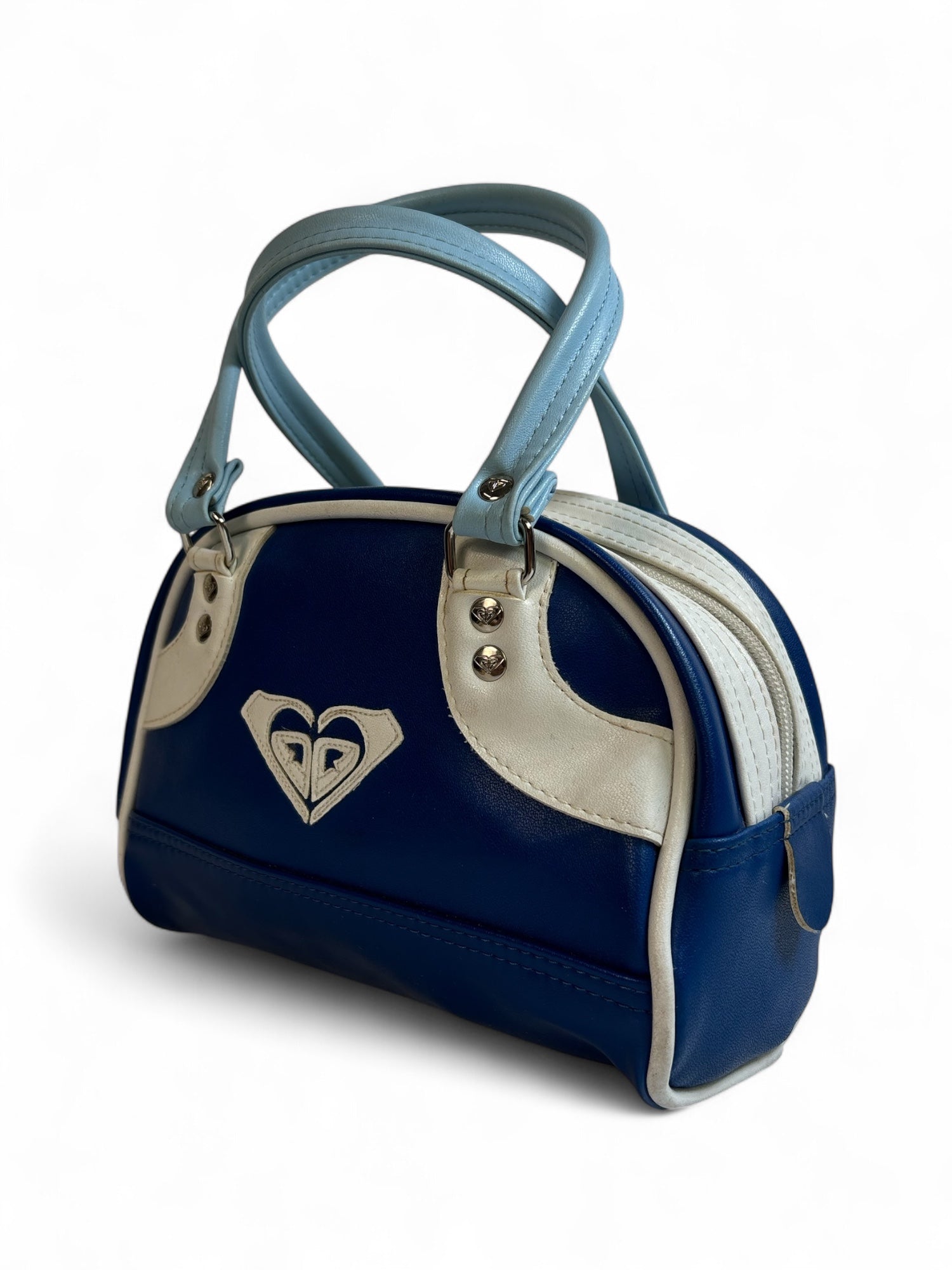 Vintage Blue & White Roxy Hangbag
