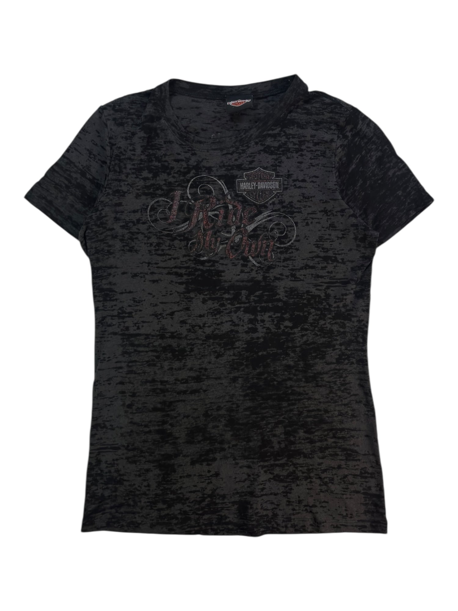 (S) Coos Bay Burnout Style Harley Davidson Tee