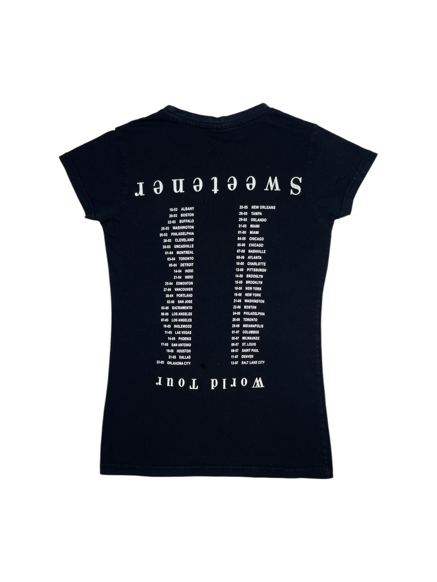 (S) Ariana Grande Sweetener World Tour Baby Tee