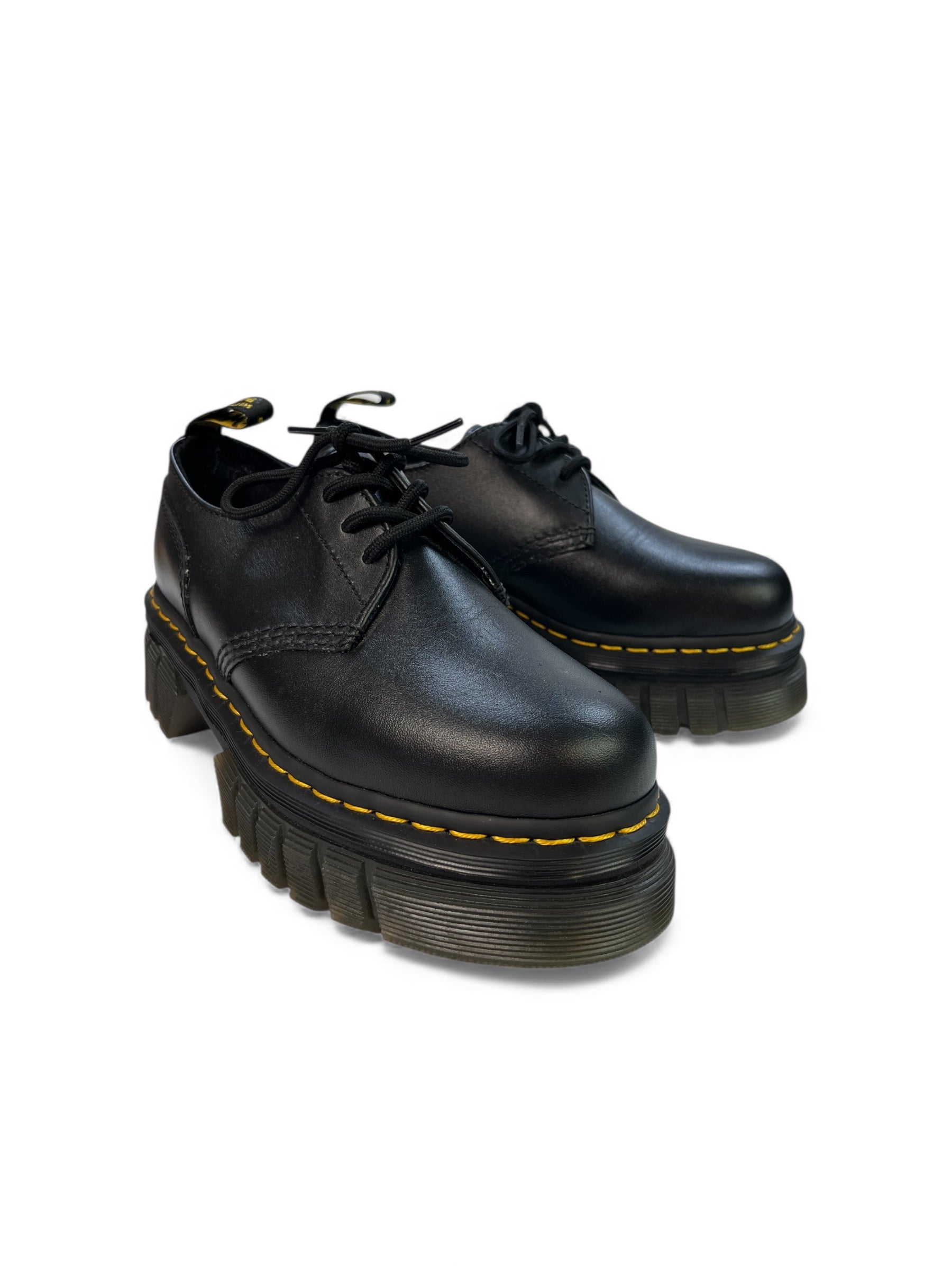 (8) Doc Martens Audrick Leather Platform Shoes