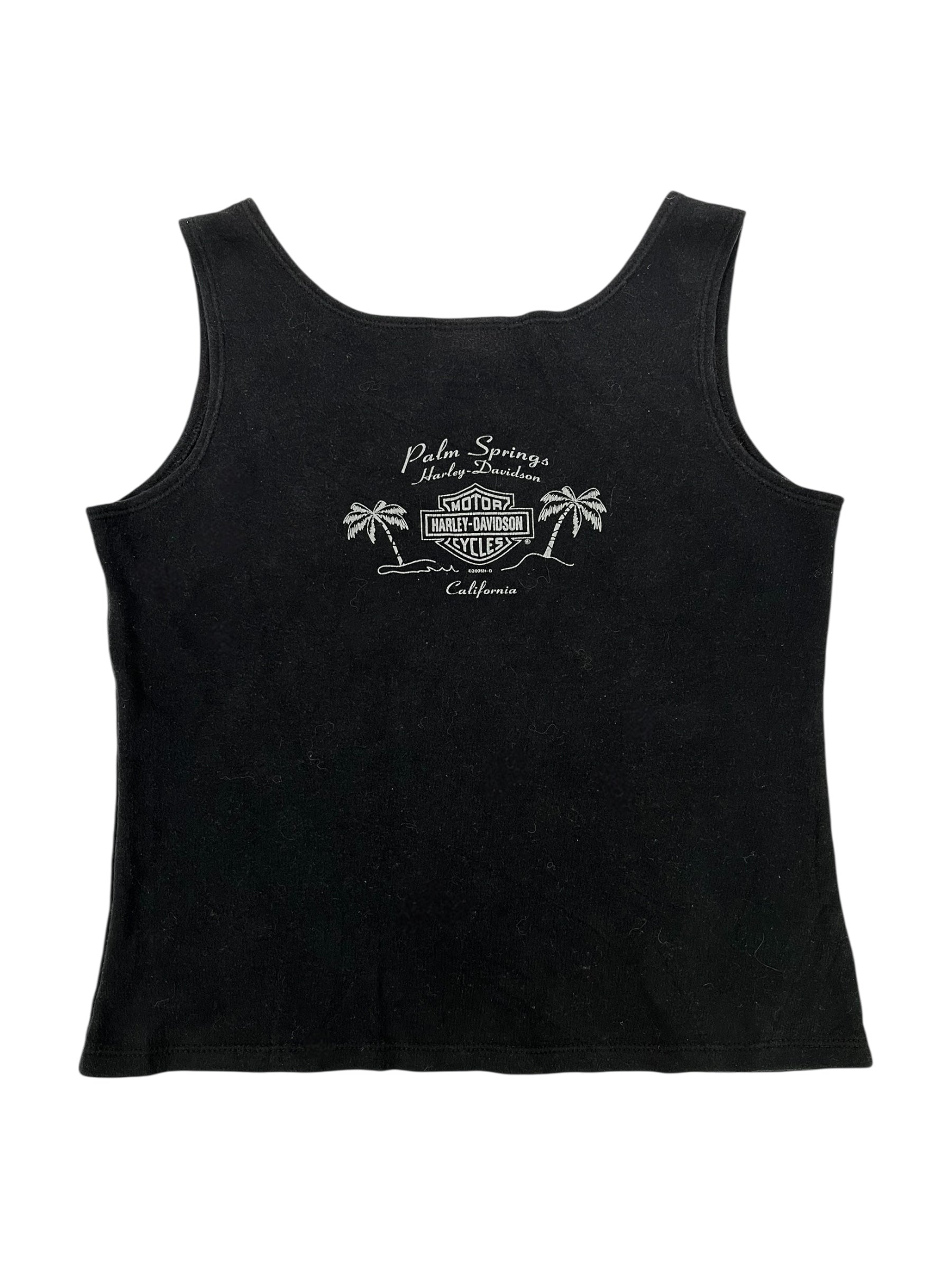 (M) Harley Davidson Embellished Tank Top