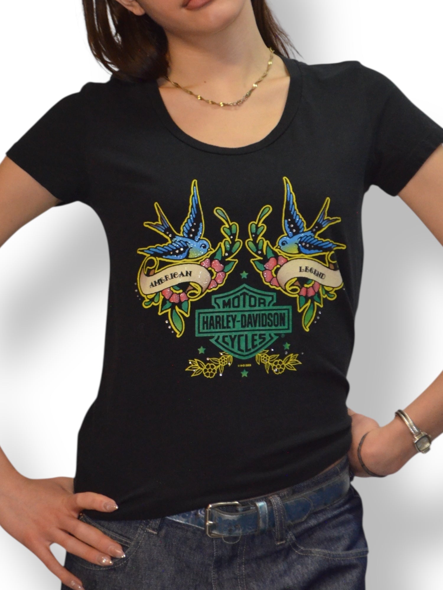 (L) Jamaica Harley Davidson Tee