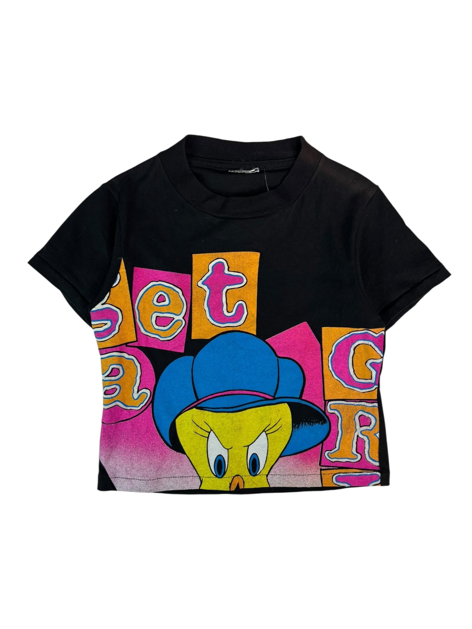 (S) Reworked Tweety Bird Baby Tee